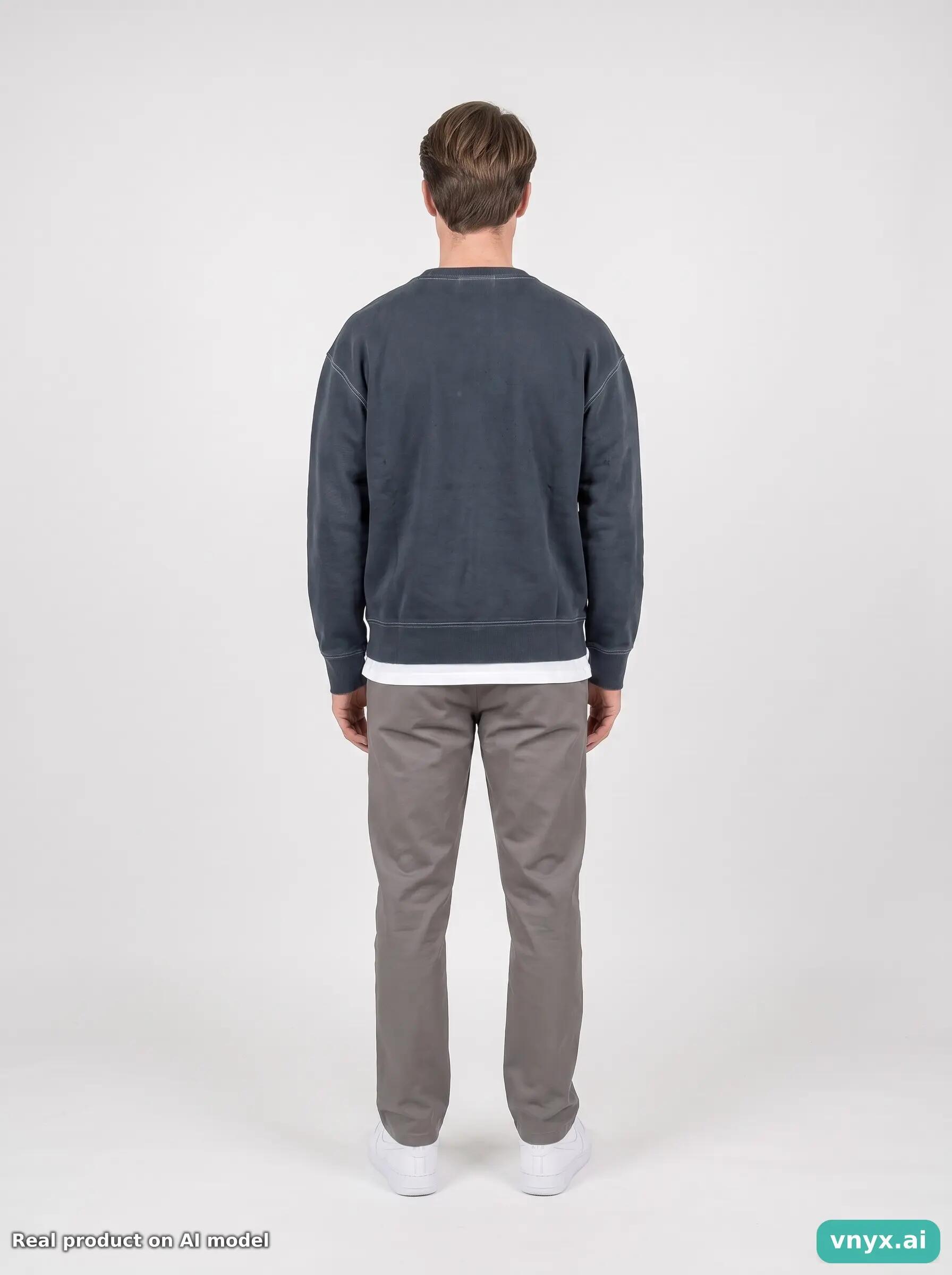 Second Life - Vintage Carhartt Charcoal Sweatshirt Men M 4/5