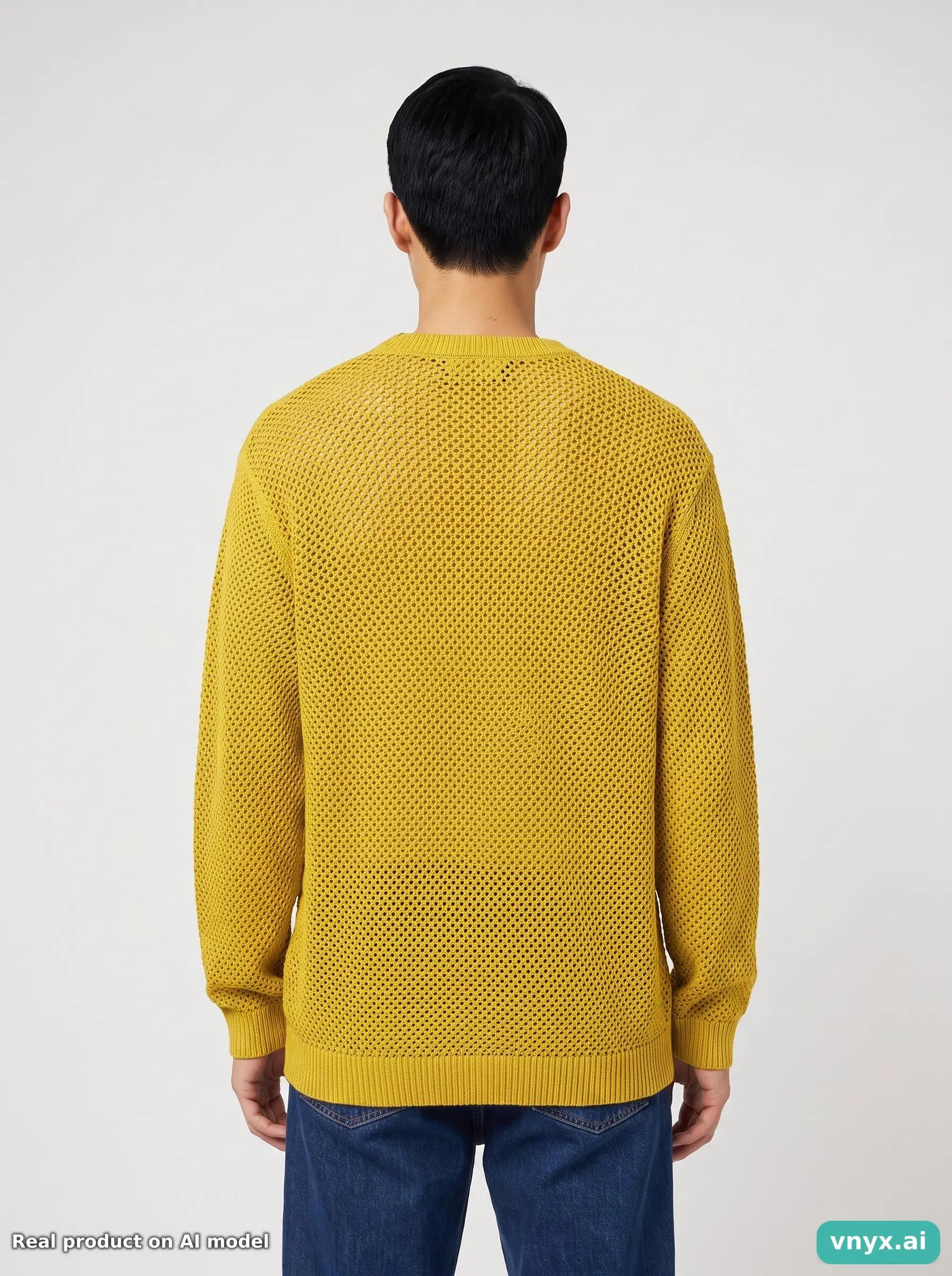 Second Life - Supreme Mustard Sweater Men XL 2/5
