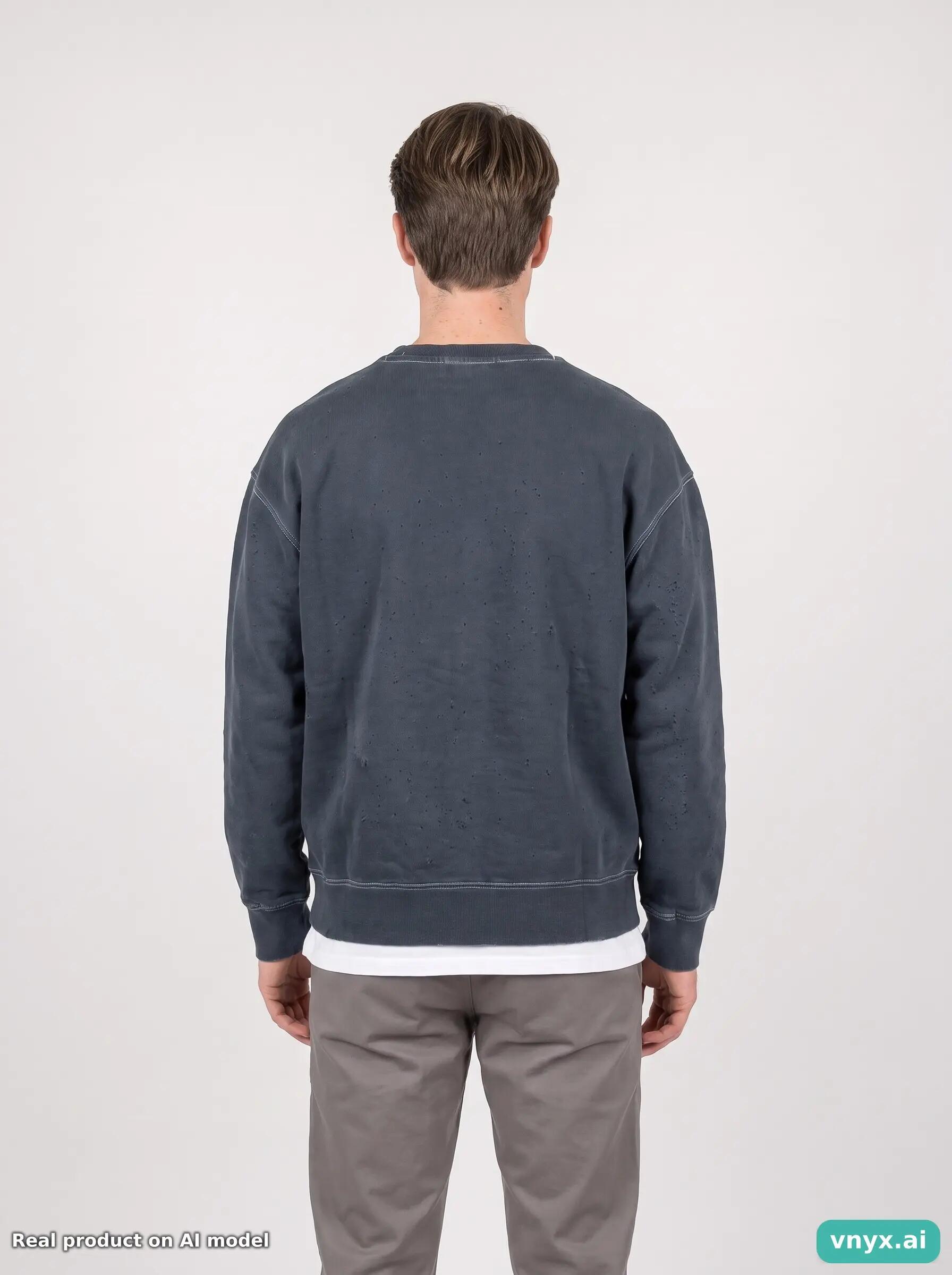 Second Life - Vintage Carhartt Charcoal Sweatshirt Men M 2/5