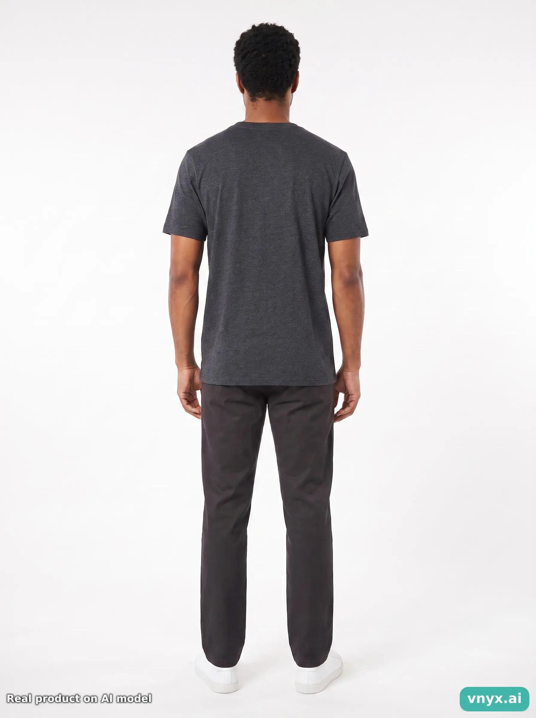 Second Life - Vintage Carhartt Charcoal T-Shirt Men S 4/5