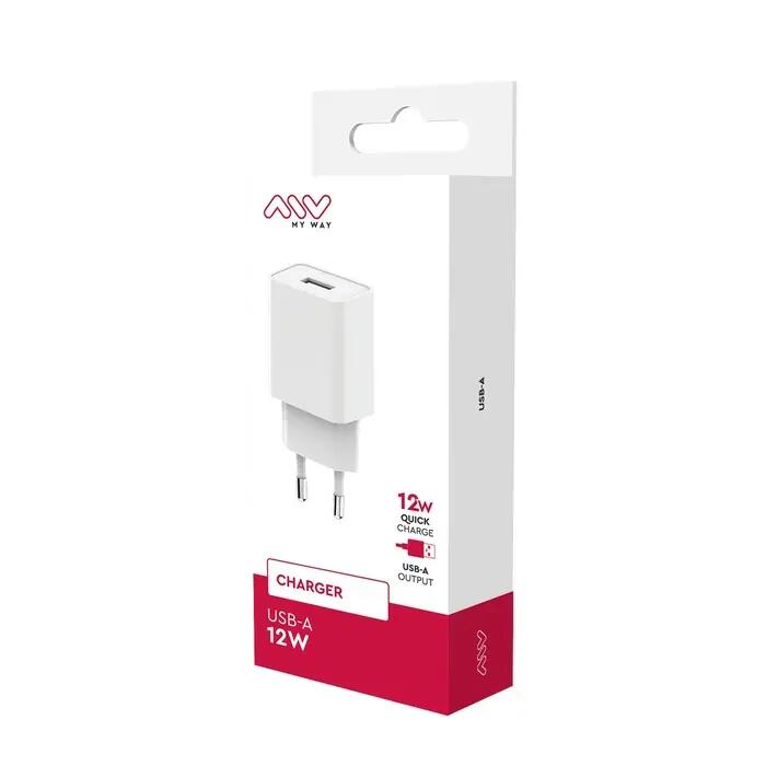 CHARGEUR SECTEUR 12W USB-A BLANC 3/3