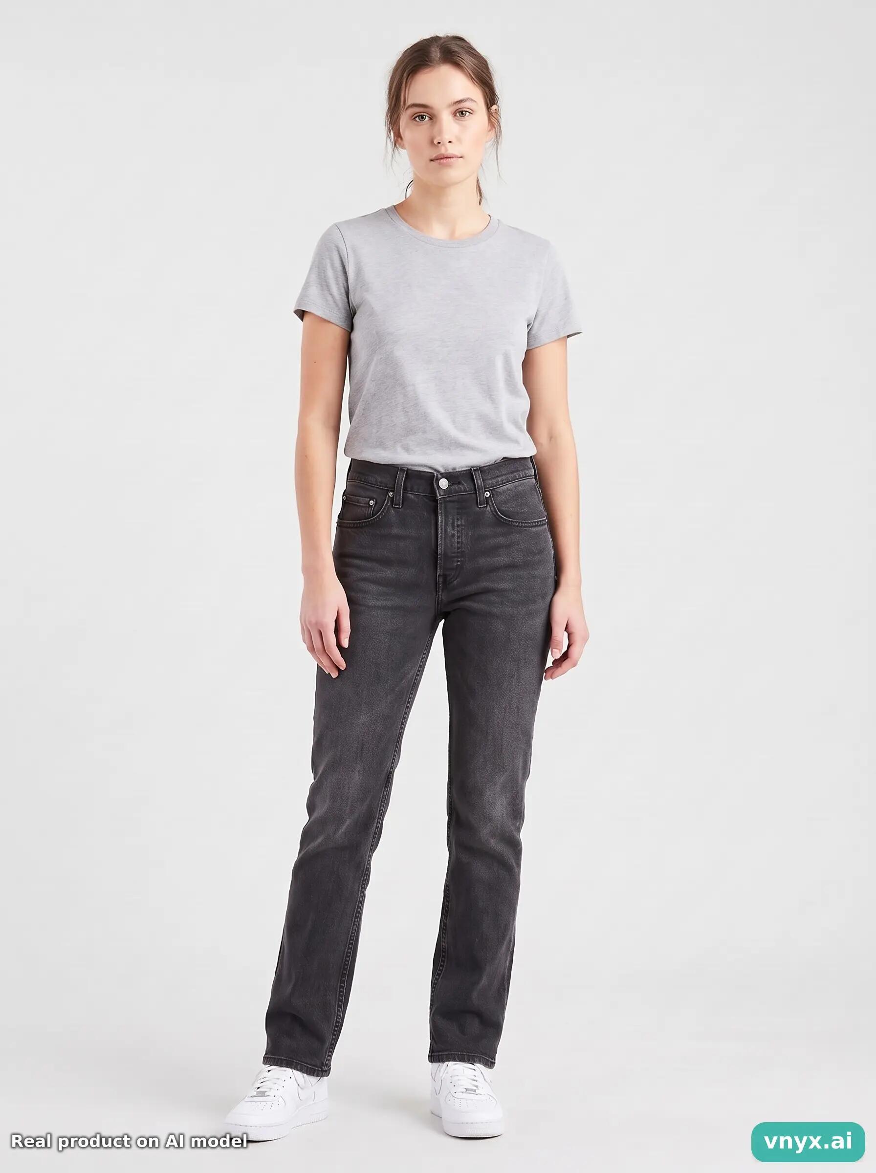 Second Life - Vintage Levi's Midnight Black Jeans Women 28 L28 6/6