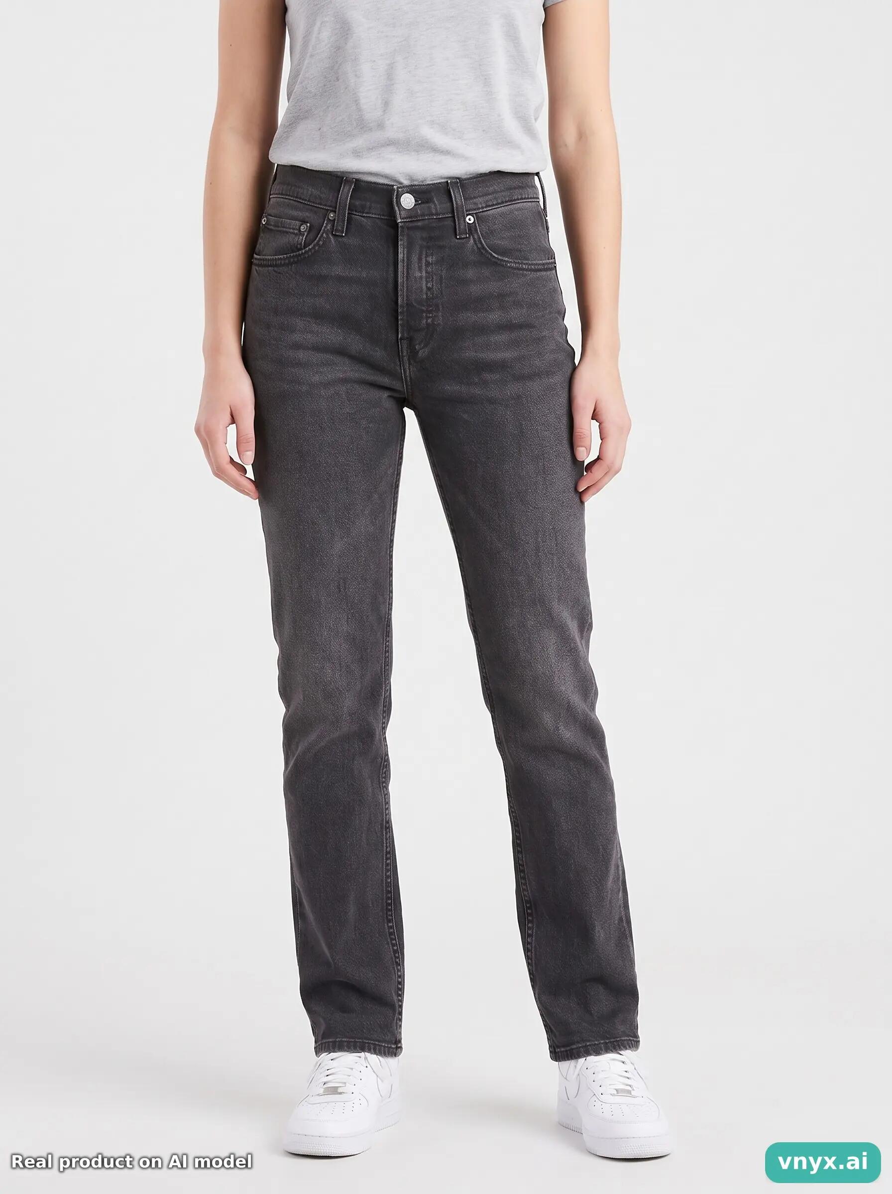 Second Life - Vintage Levi's Midnight Black Jeans Women 28 L28 5/6