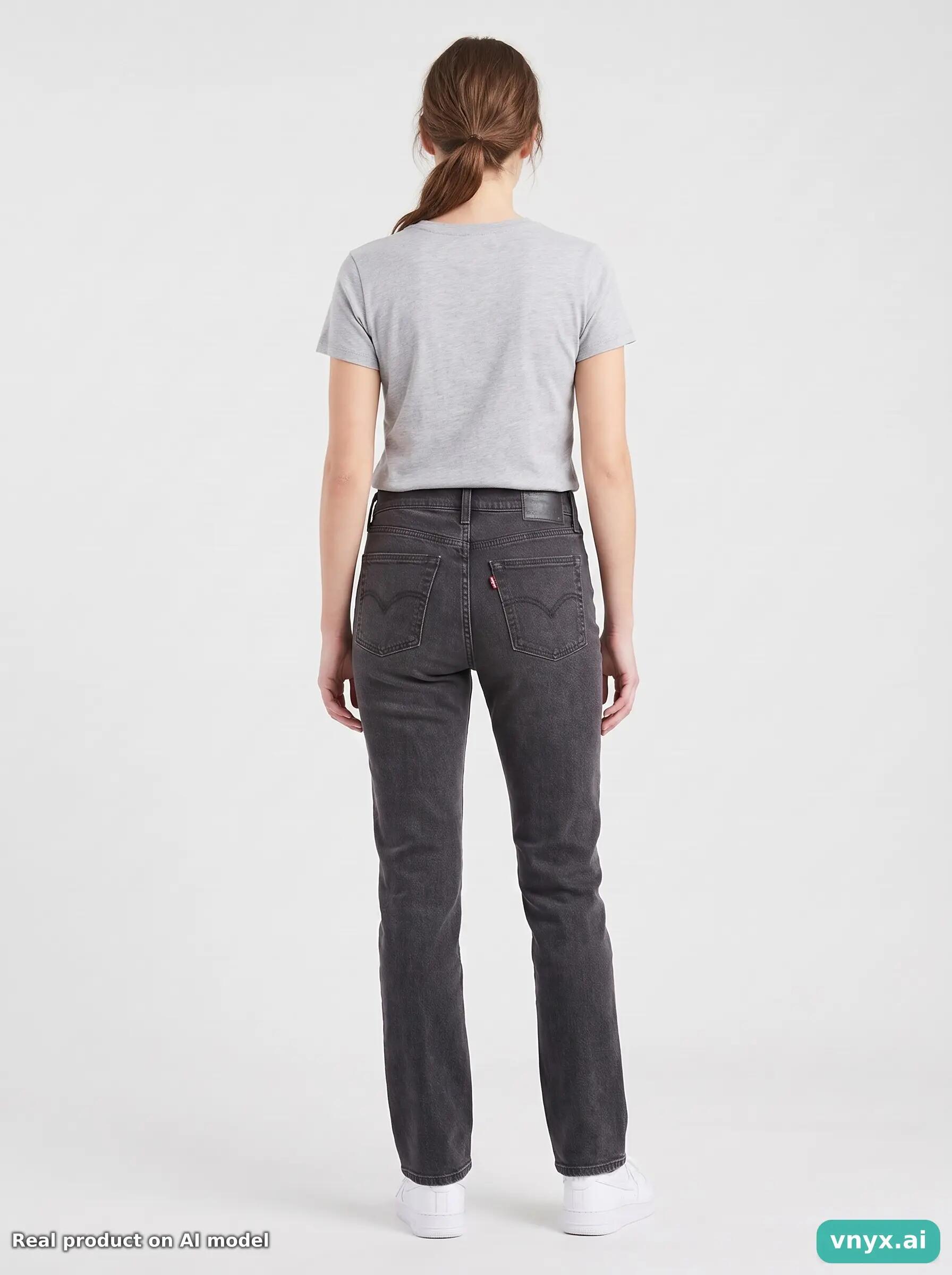 Second Life - Vintage Levi's Midnight Black Jeans Women 28 L28 4/6