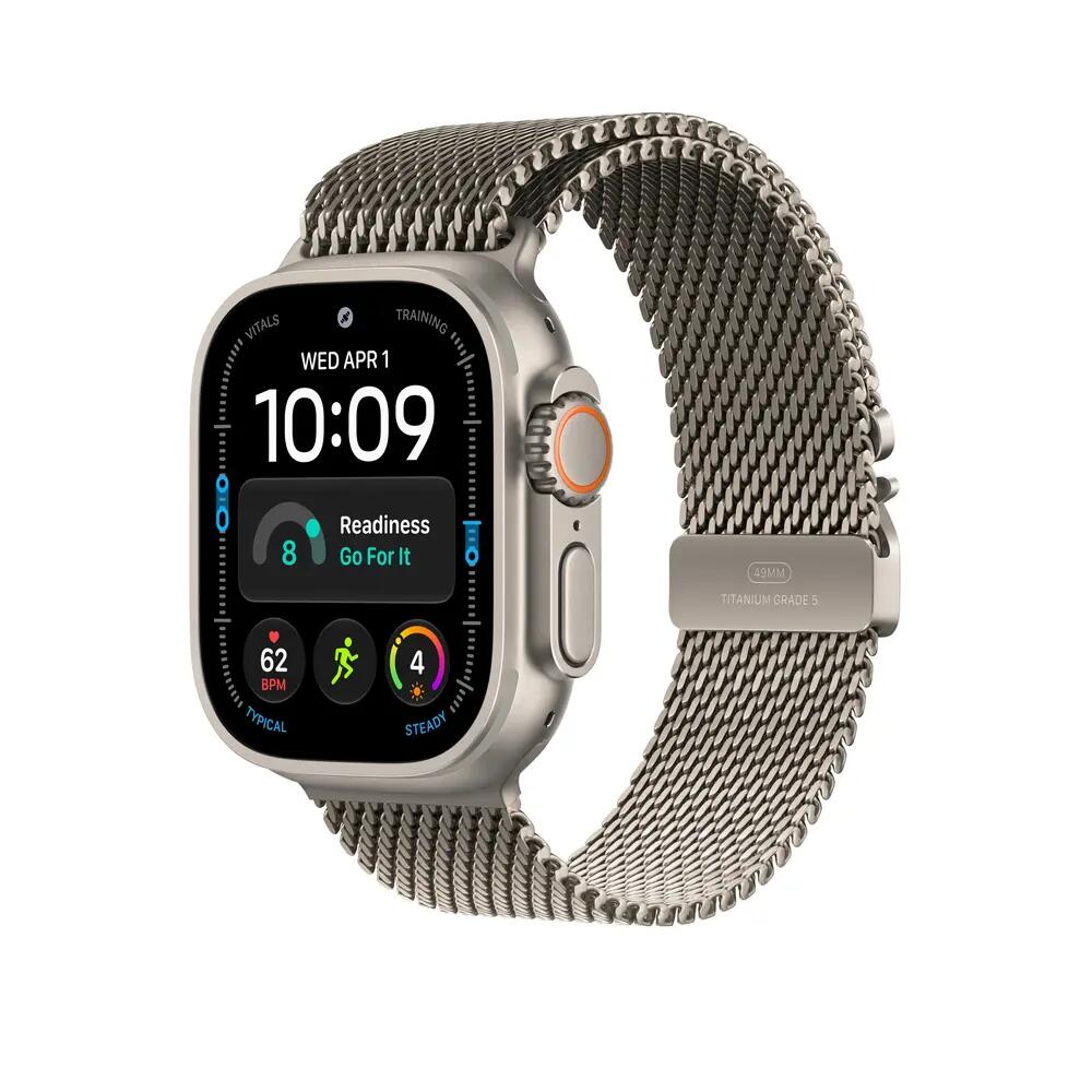 Accesorio para reloj Apple Buclo Milanese en titanio natural 2/2