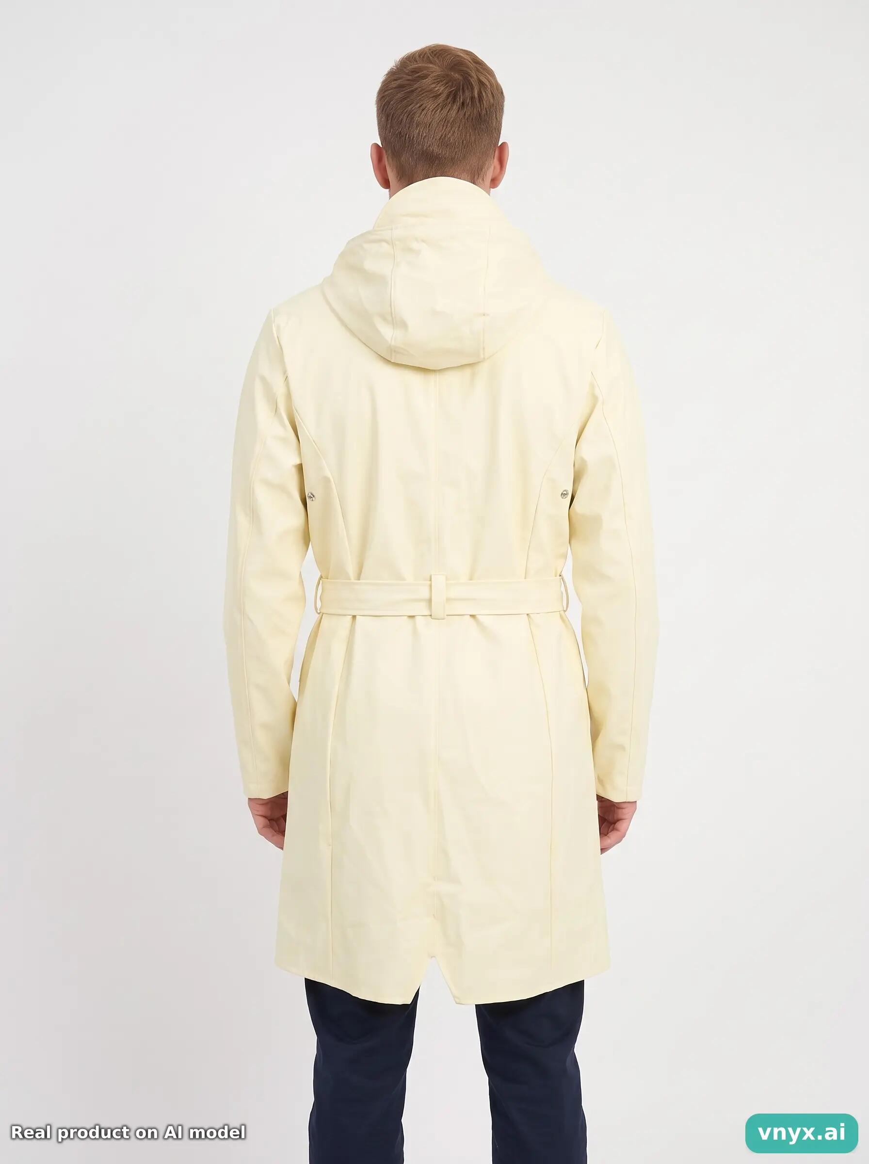 Second Life - Vintage RAINS Light Yellow Outdoor Jacket Men S 2/5