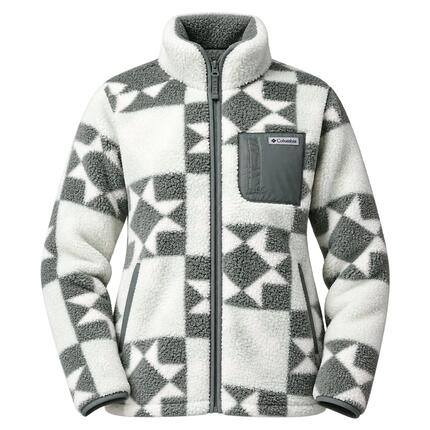 Fleecejacke weich Damen - West Bend Print Full Zip II