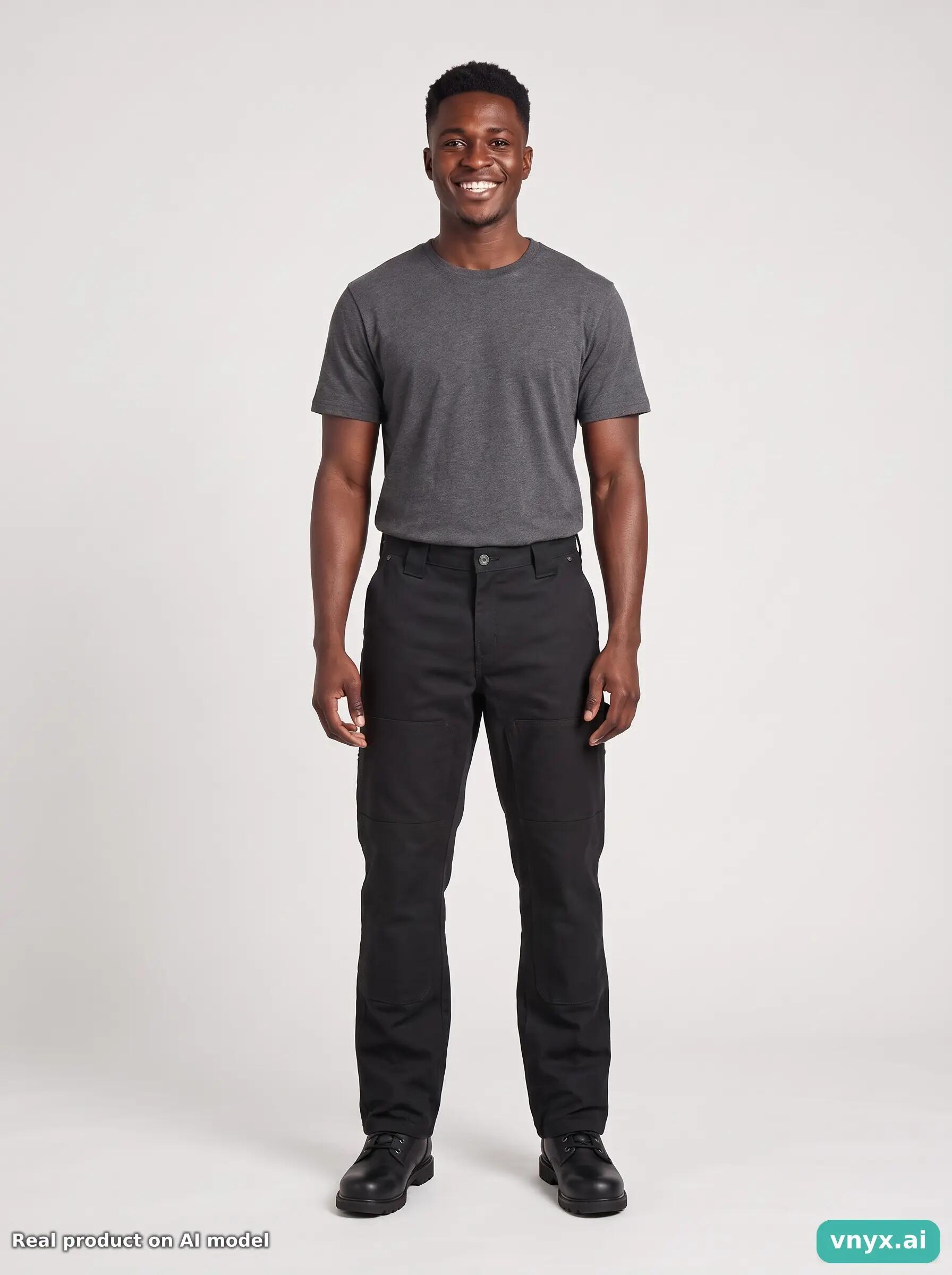 Second Life - Vintage Dickies Black Trousers Men 33 L32 6/6
