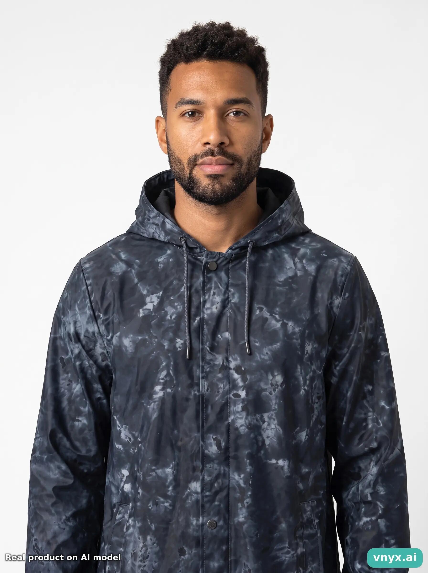 Second Life - Vintage RAINS Dark Blue Windbreaker Men M 5/5