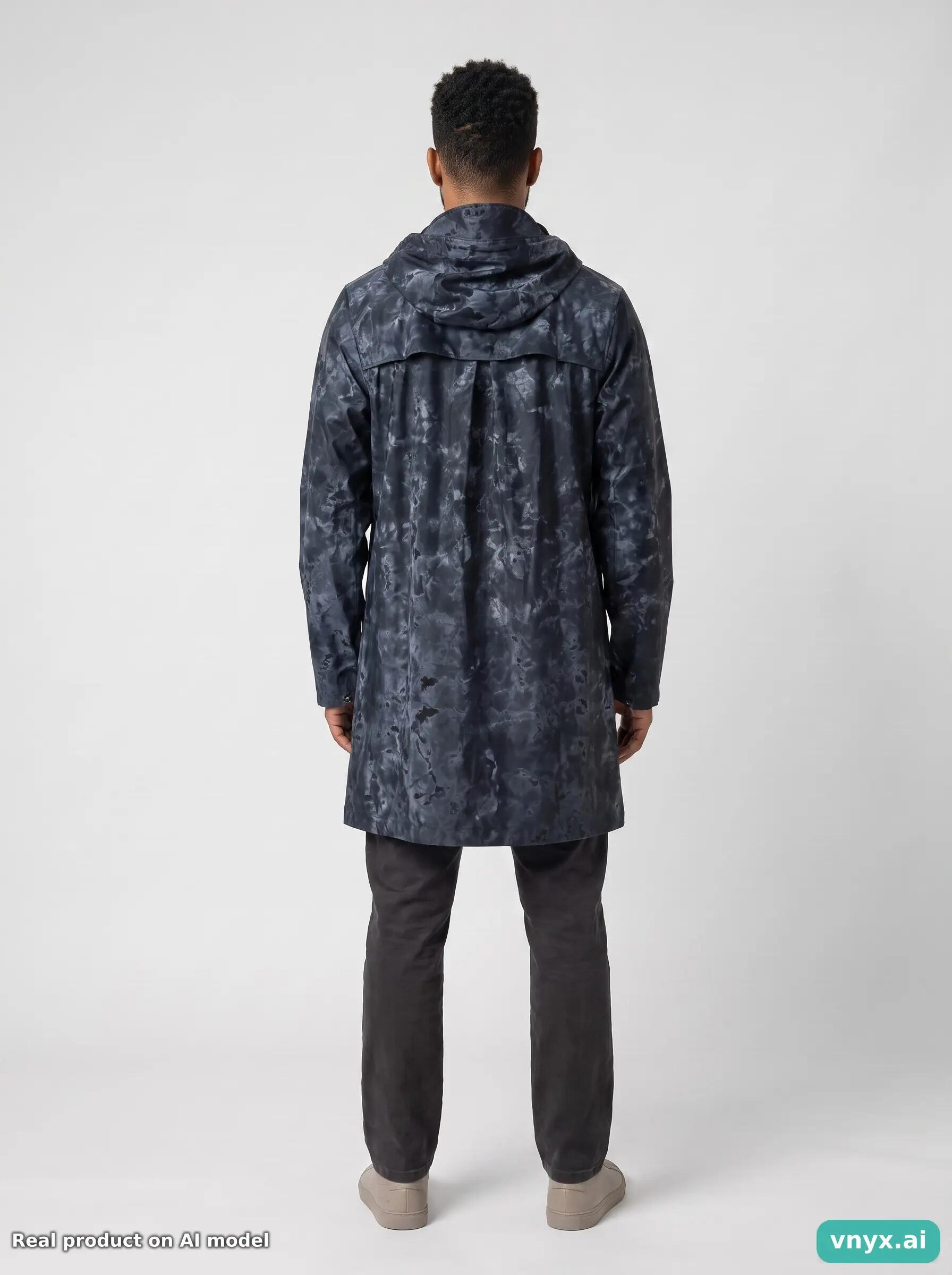 Second Life - Vintage RAINS Dark Blue Windbreaker Men M 4/5