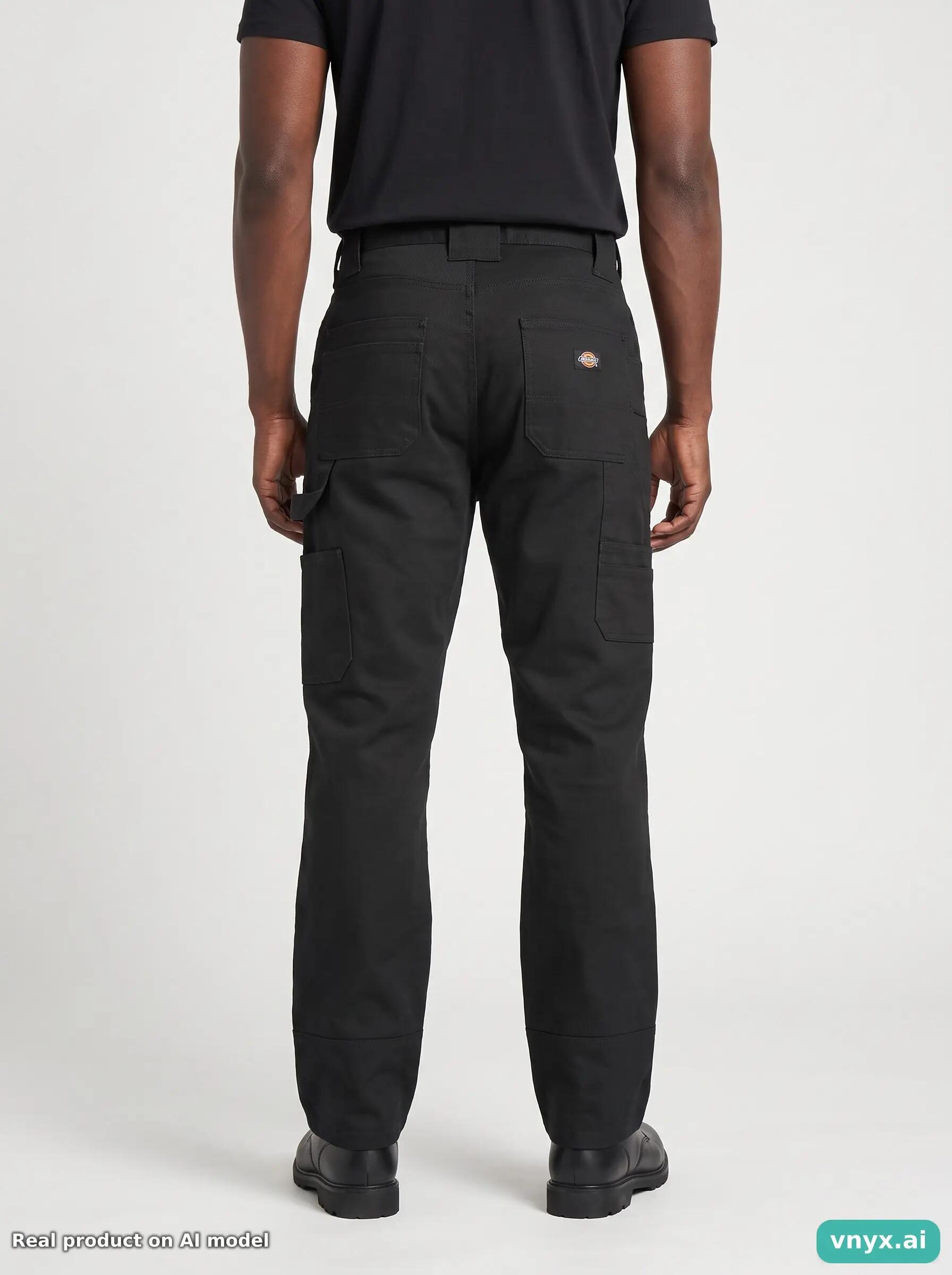 Second Life - Vintage Dickies Black Trousers Men 33 L32 2/6