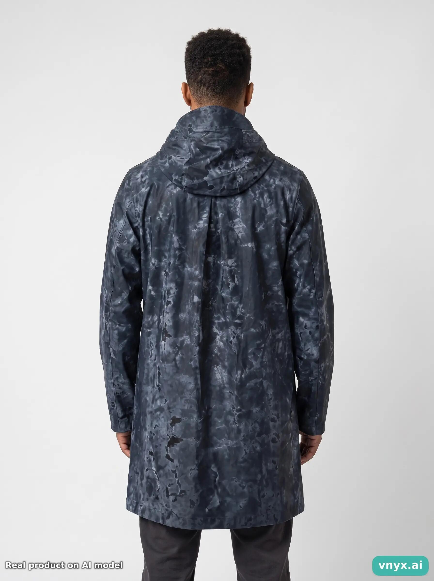 Second Life - Vintage RAINS Dark Blue Windbreaker Men M 2/5