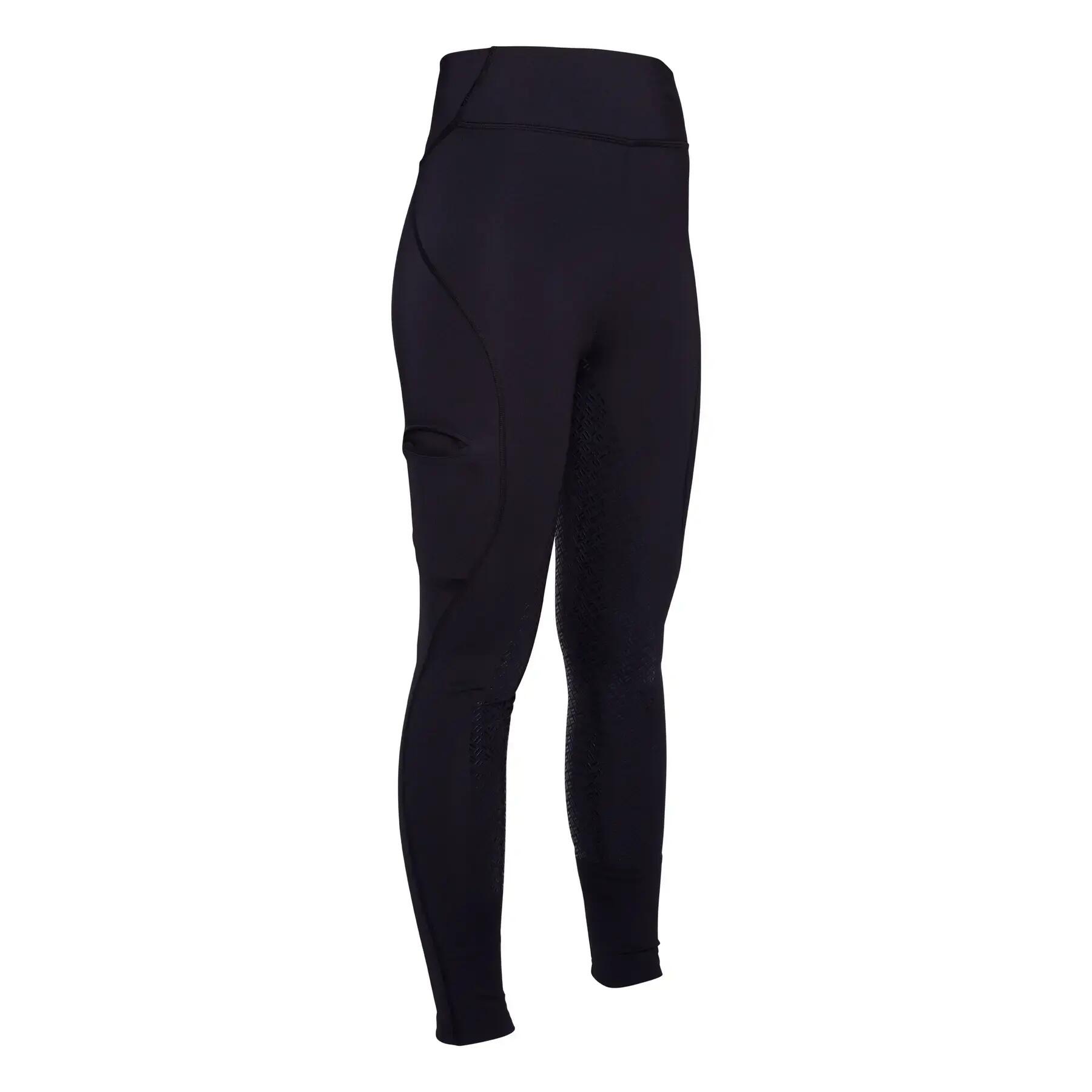 Damskie legginsy jeździeckie z pełną przyczepnością HKM Rio 2/5