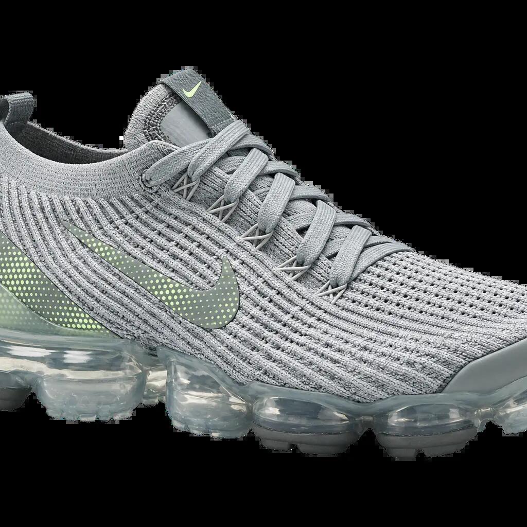 Herren - Sneaker - Flyknit - Air VaporMax 3 - grau, Ghost Green
