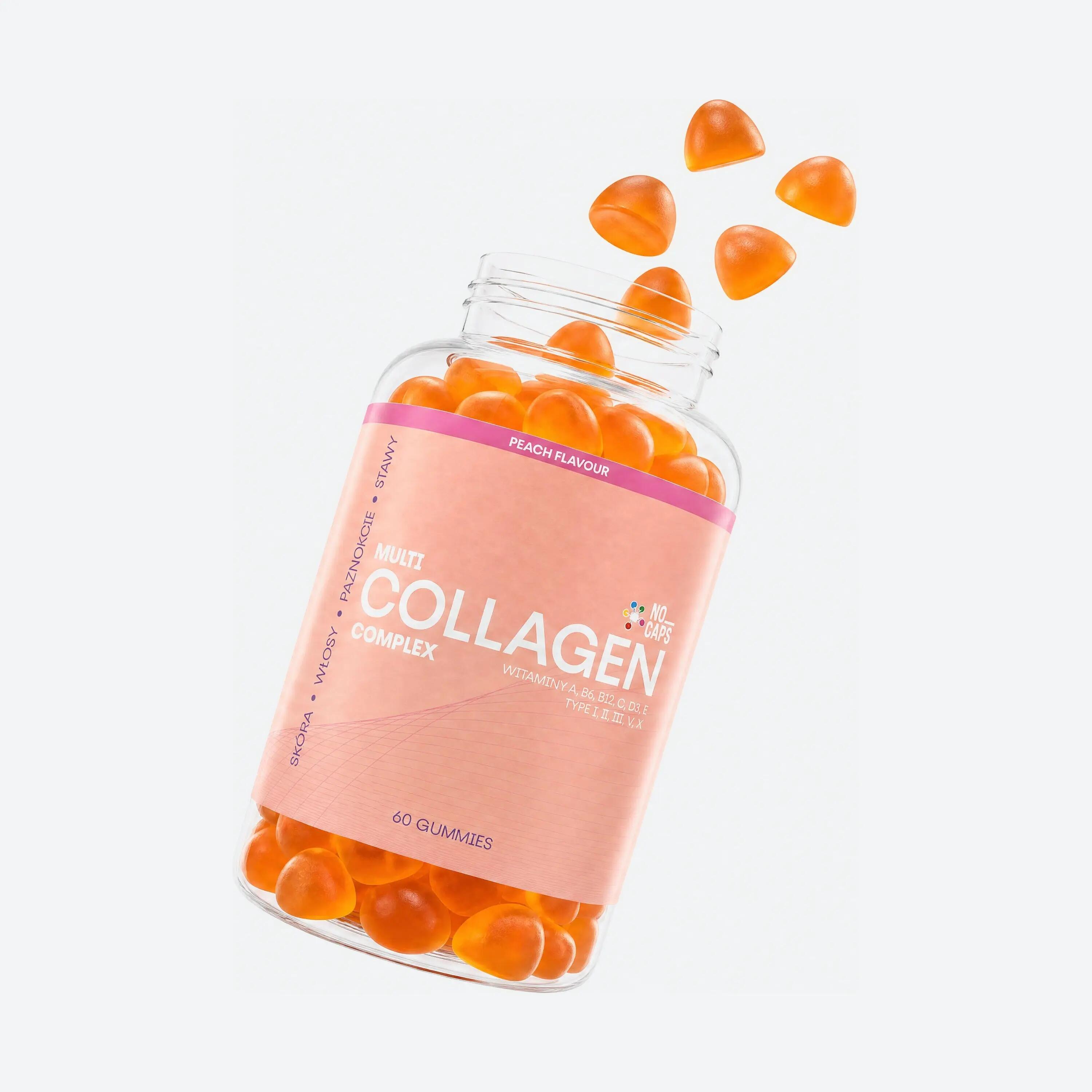 Żelki z kolagenem DMT no_caps Multi Collagen 60 szt. 4/5