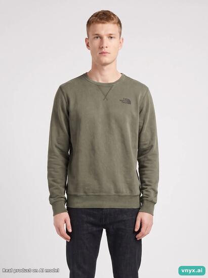 Second Life - The North Face Olive Sweatshirt Men S
