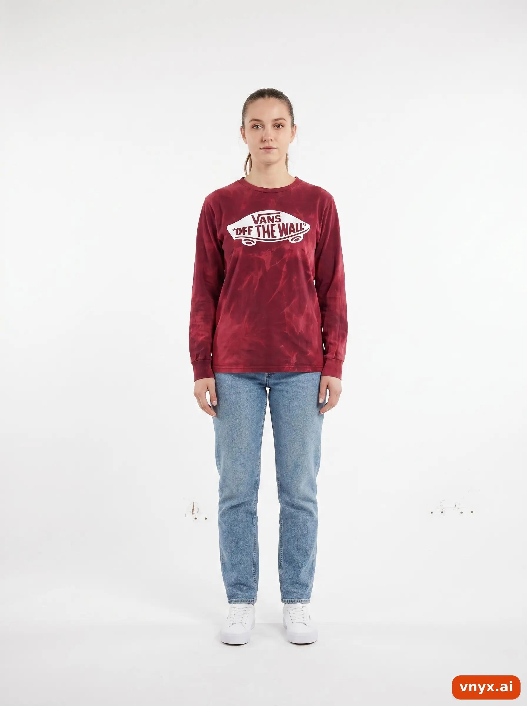 Second Life - Vintage VANS Red Long Sleeve Women XS 3/5