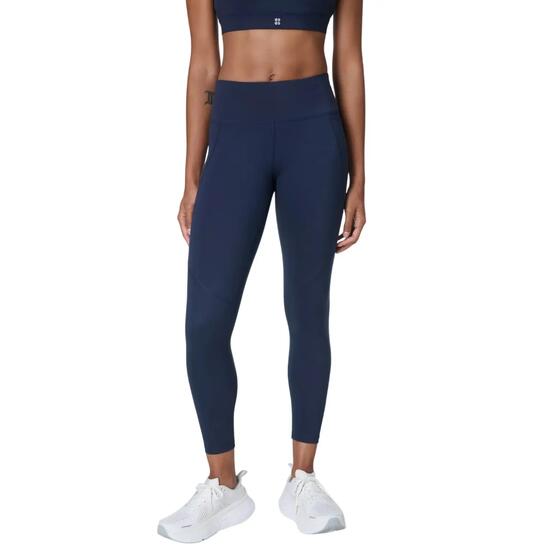 Legging Entraînement POWER 7/8 Femme (Bleu Marine Foncé)