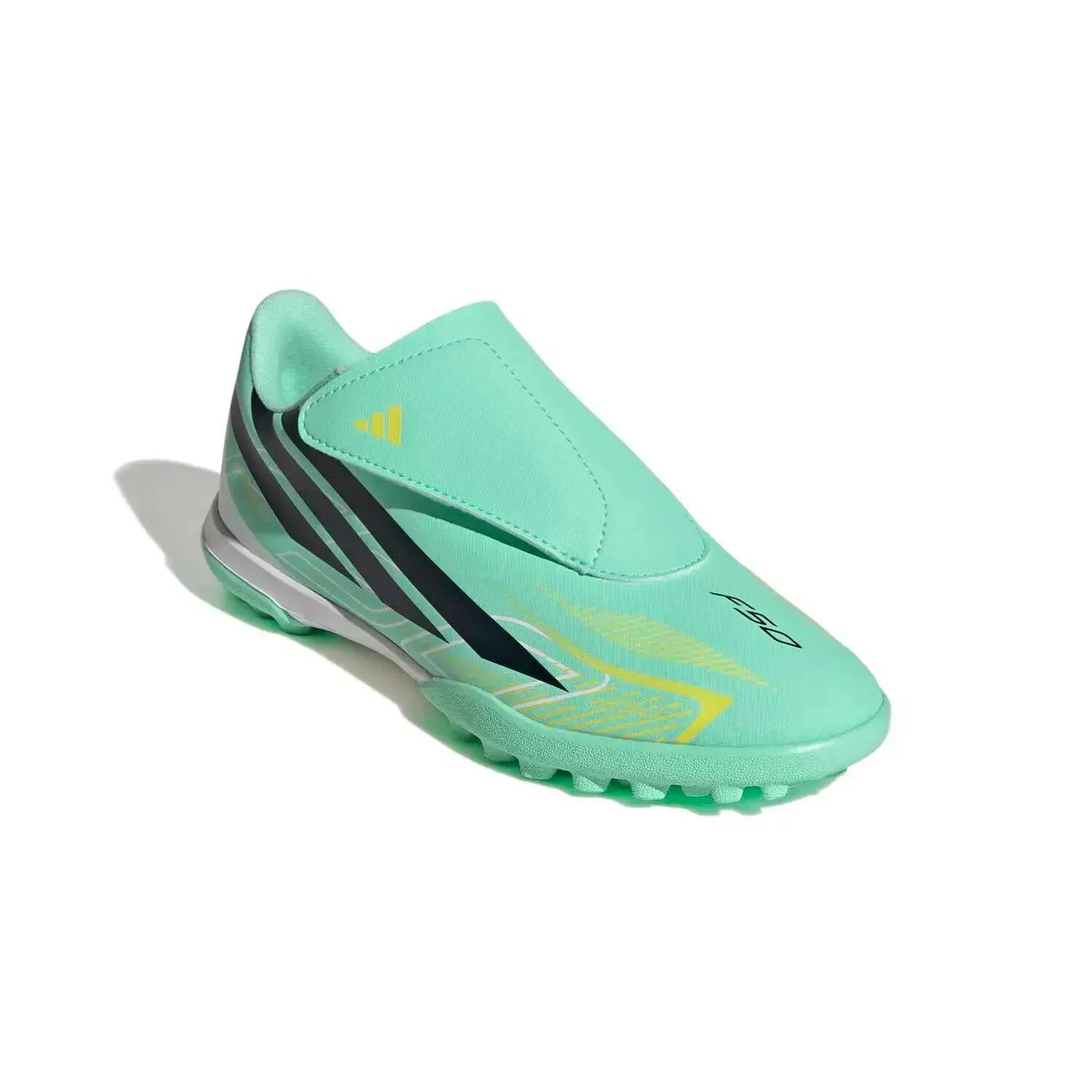 Chaussures de football mini enfant adidas F50 Hyperfast Club Hook and Loop TF 3/6