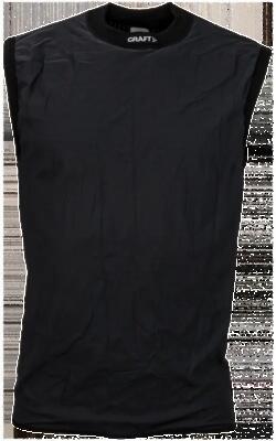 Craft active ws sl thermoshirt met windbreker zonder mouwen zwart heren