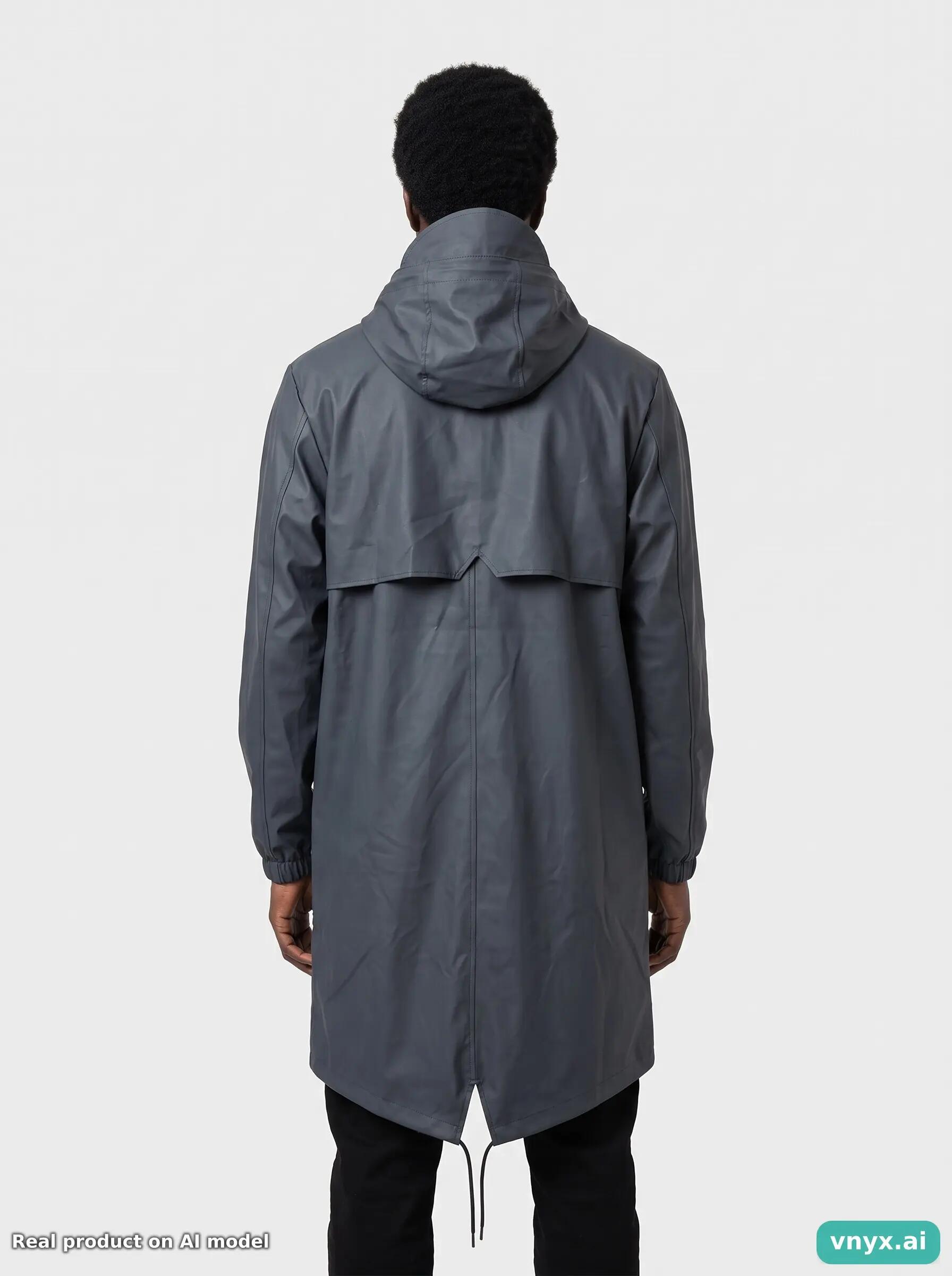 Second Life - Vintage RAINS Navy Windbreaker Men S 2/5