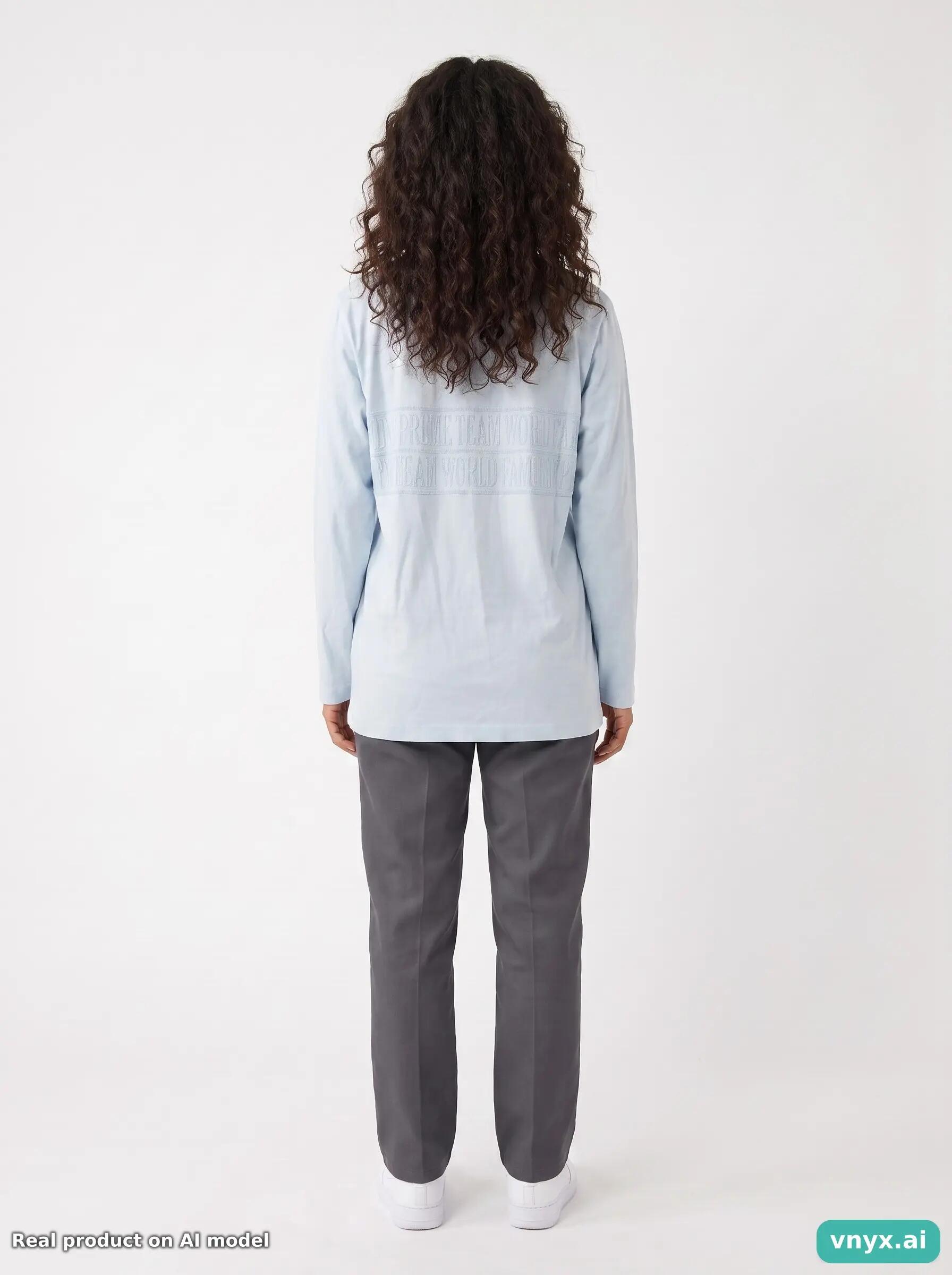 Second Life - Supreme Long Sleeve in Light Blue size XL Long-Sleeved Top 4/5
