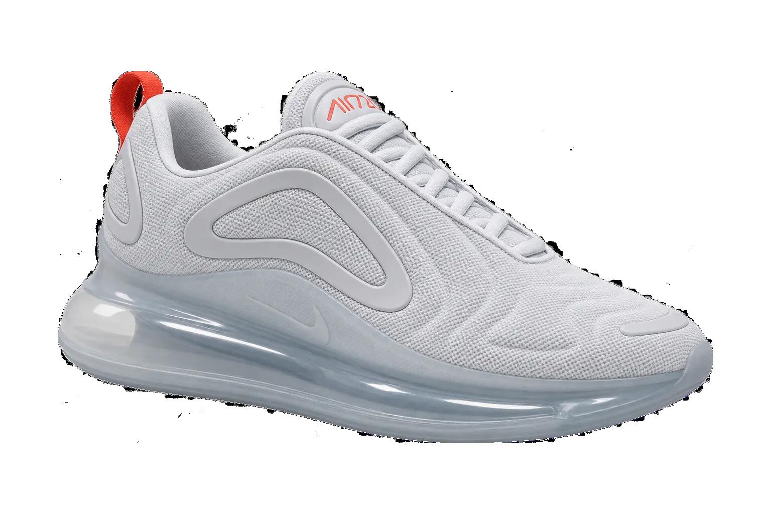 zapatillas hombre brillantes Nike Air Max 720 Pure Platinum gris 1/1