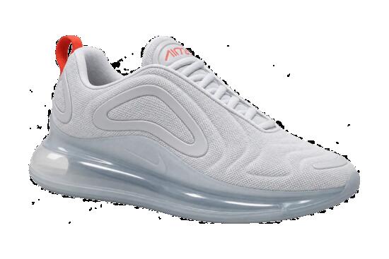 zapatillas hombre brillantes Nike Air Max 720 Pure Platinum gris