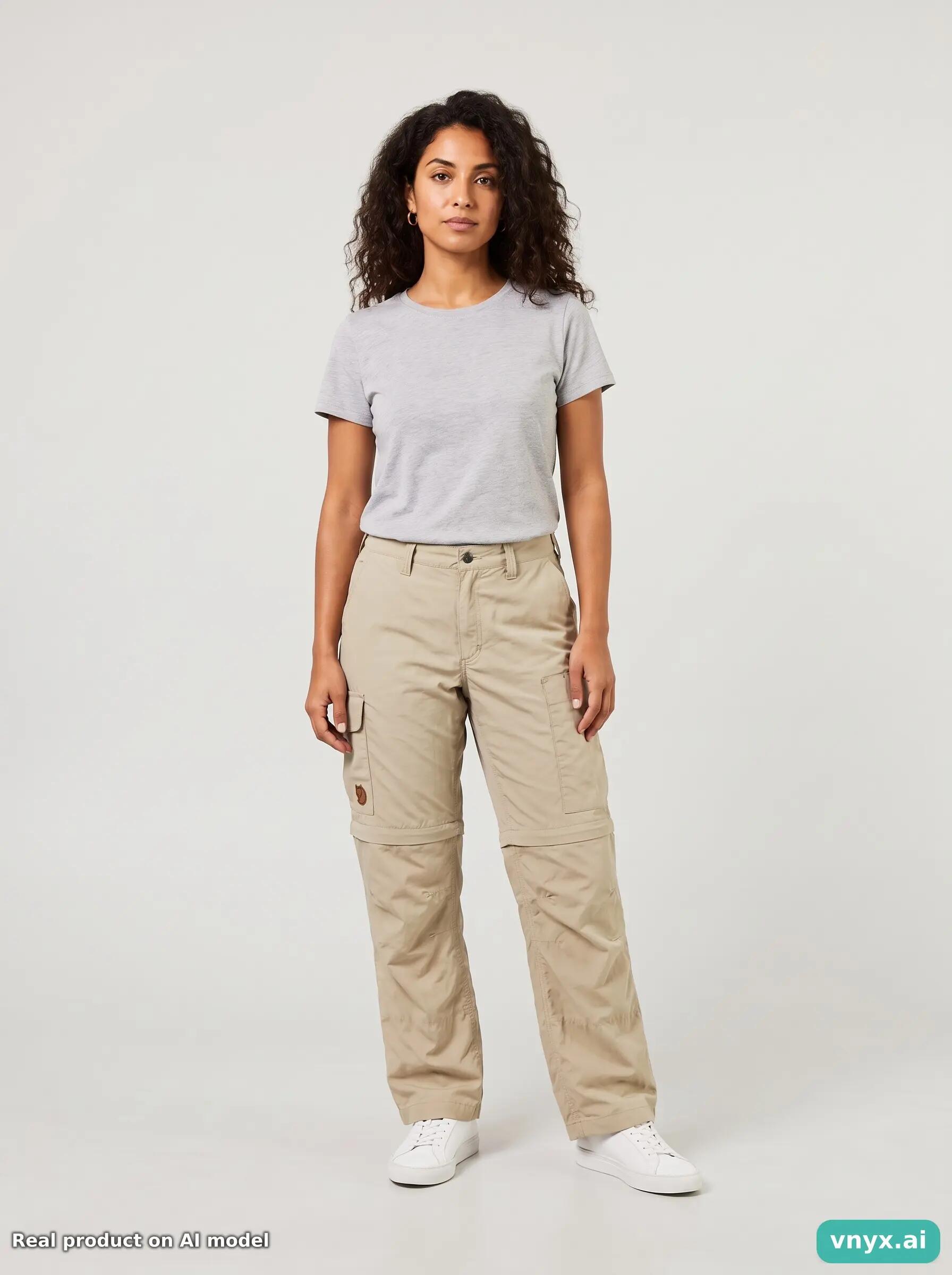 Second Life - Vintage Fjällräven Beige Trousers Women XXL 6/6