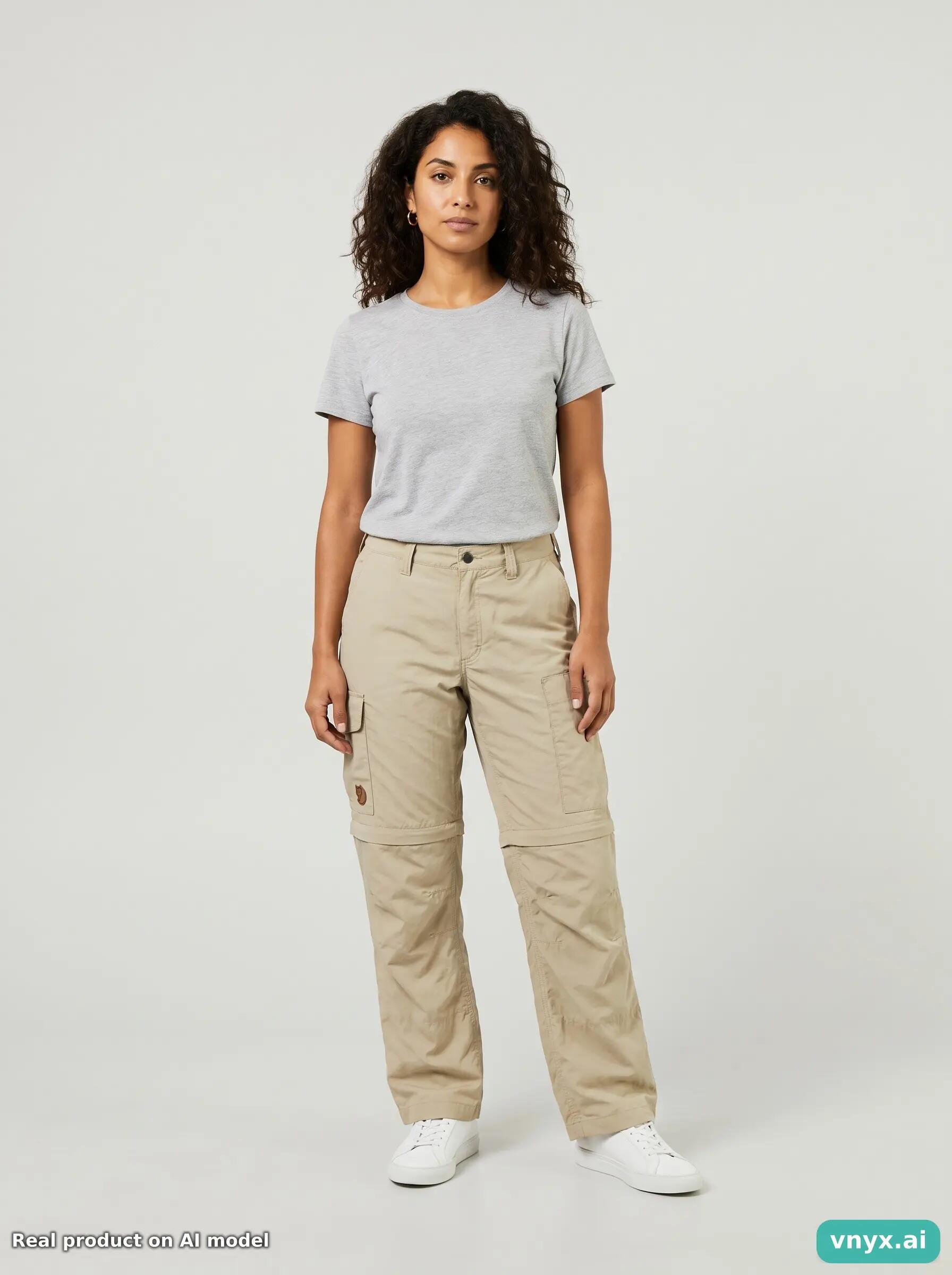 Second Life - Vintage Fjällräven Beige Trousers Women XXL 3/6