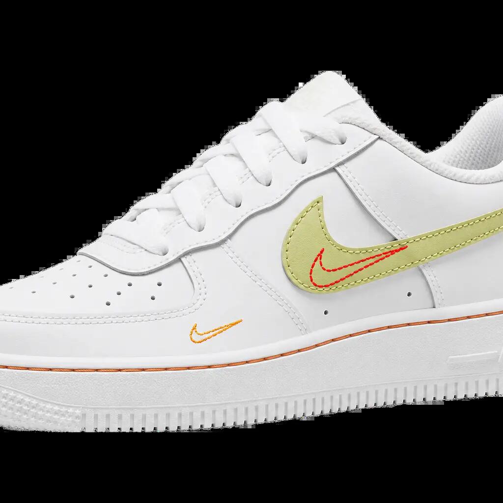 Kinder - Sneaker - glänzend - Air Force 1 LV8 GS - weiß