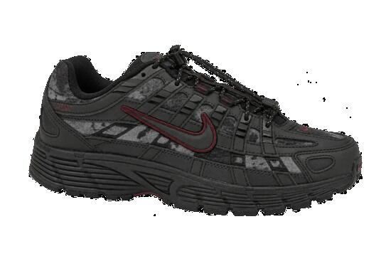 Baskets femme - Nike P-6000 - Noir, Burgundy Crush