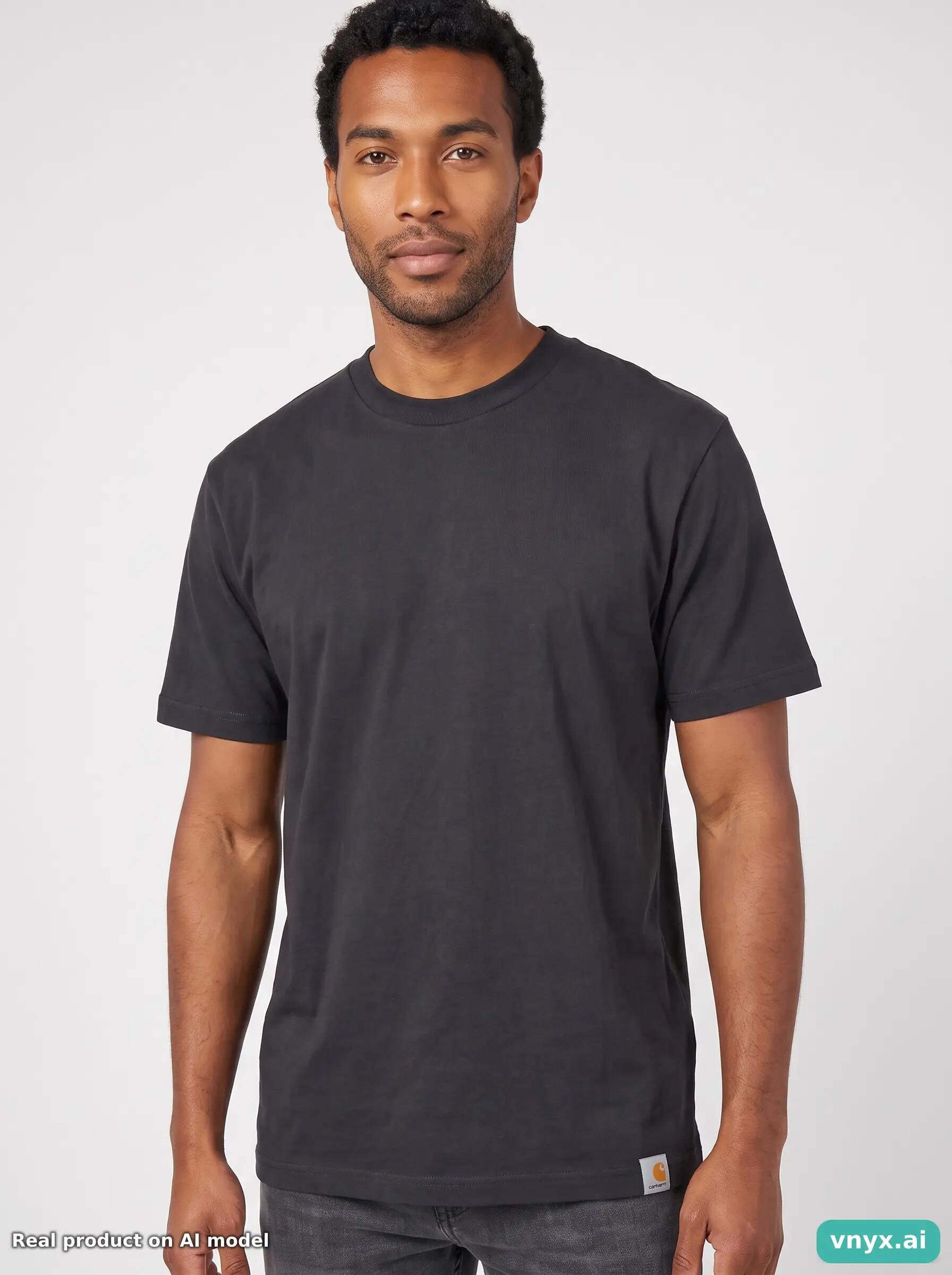 Second Life - Vintage Carhartt Black T-Shirt Men S 5/5