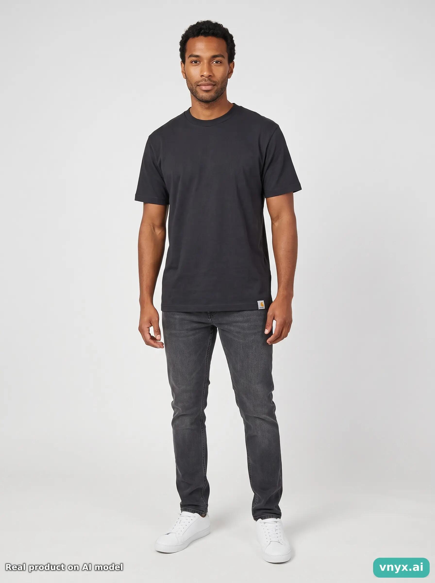 Second Life - Vintage Carhartt Black T-Shirt Men S 3/5