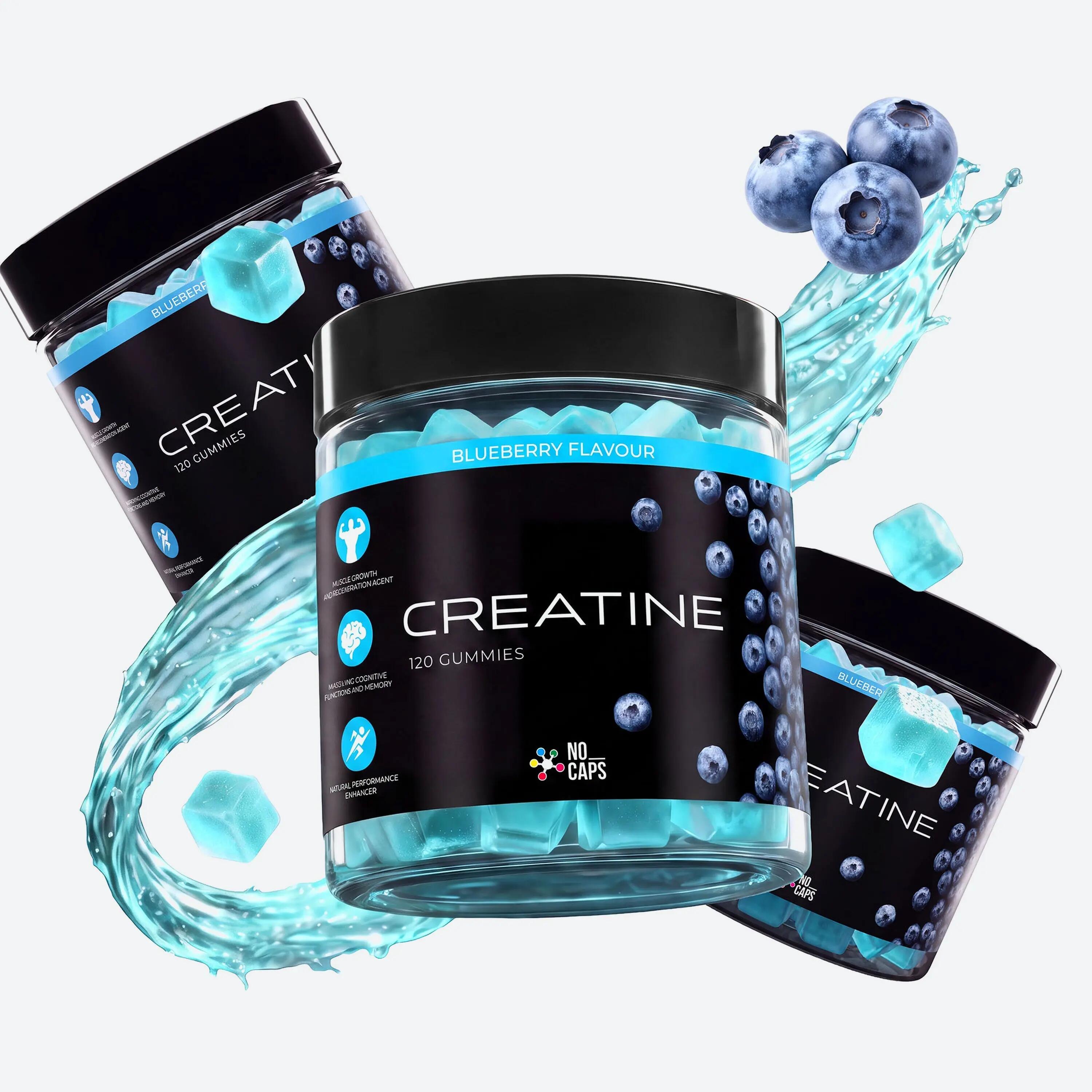 Żelki z kreatyną DMT no_caps Creatine 3 x 120 szt. 2/4