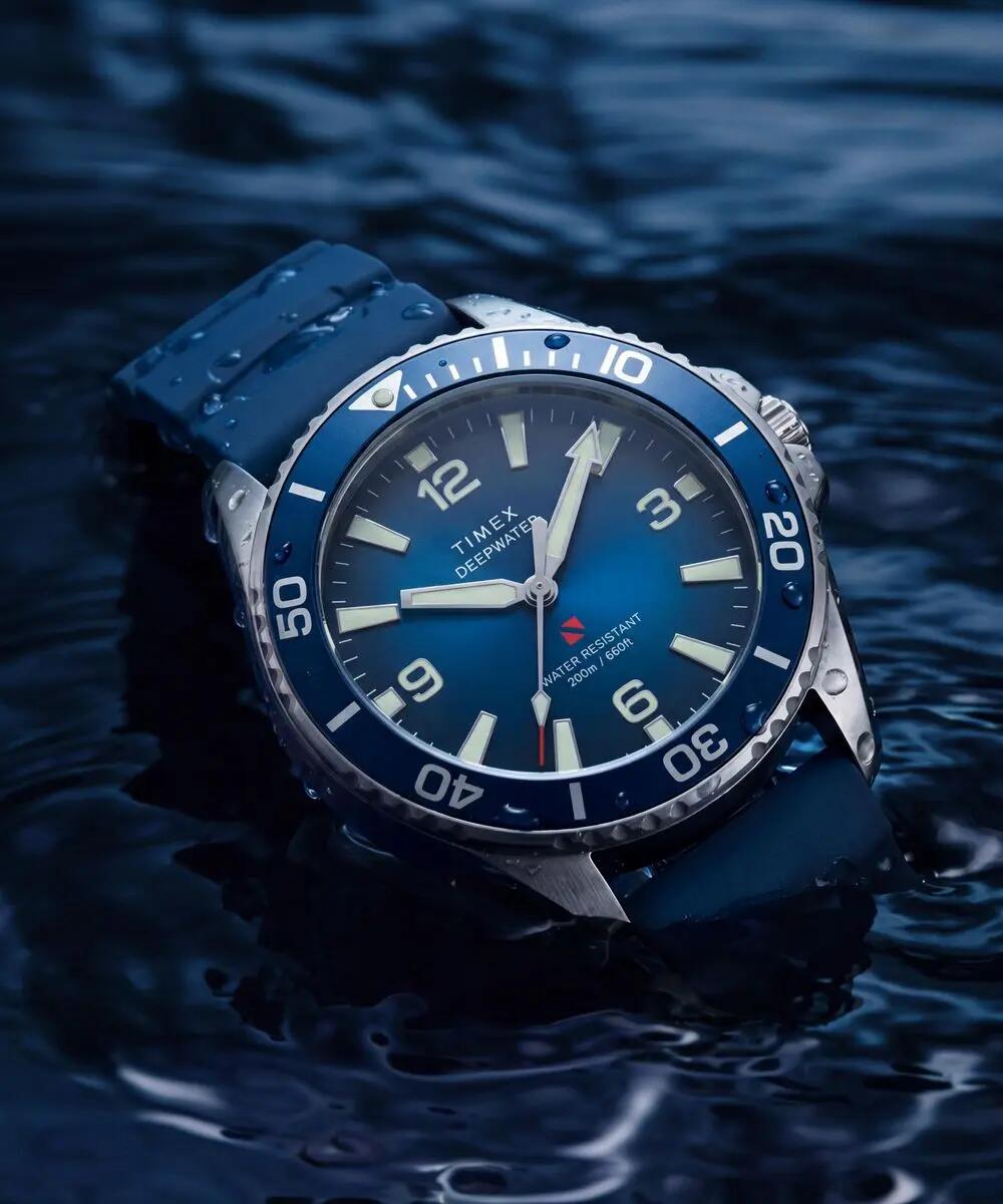Timex Analogique Montre Bleu/Bleu TW3A01900 5/6