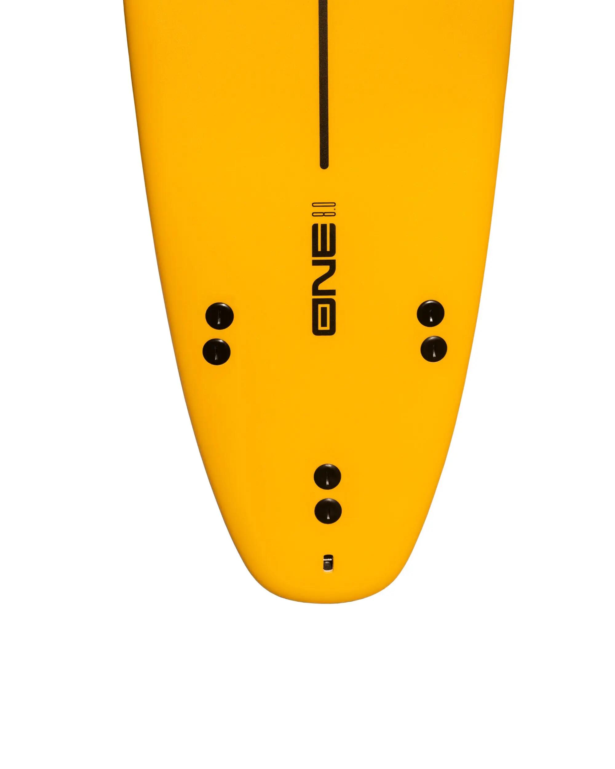Surfbrett Waterfall One 8' gelb 73L Anfänger <90kg 2/3