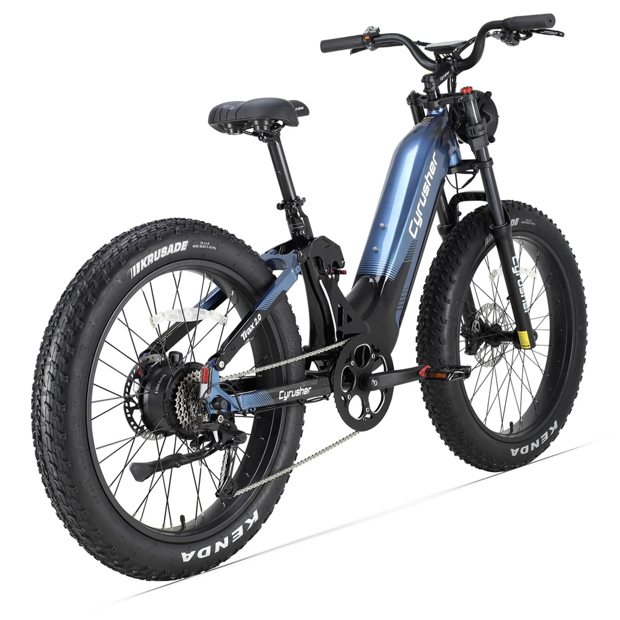 Stedelijke e-bike Cyrusher Trax 2.0 52V 20Ah accu 120km bereik 3/3