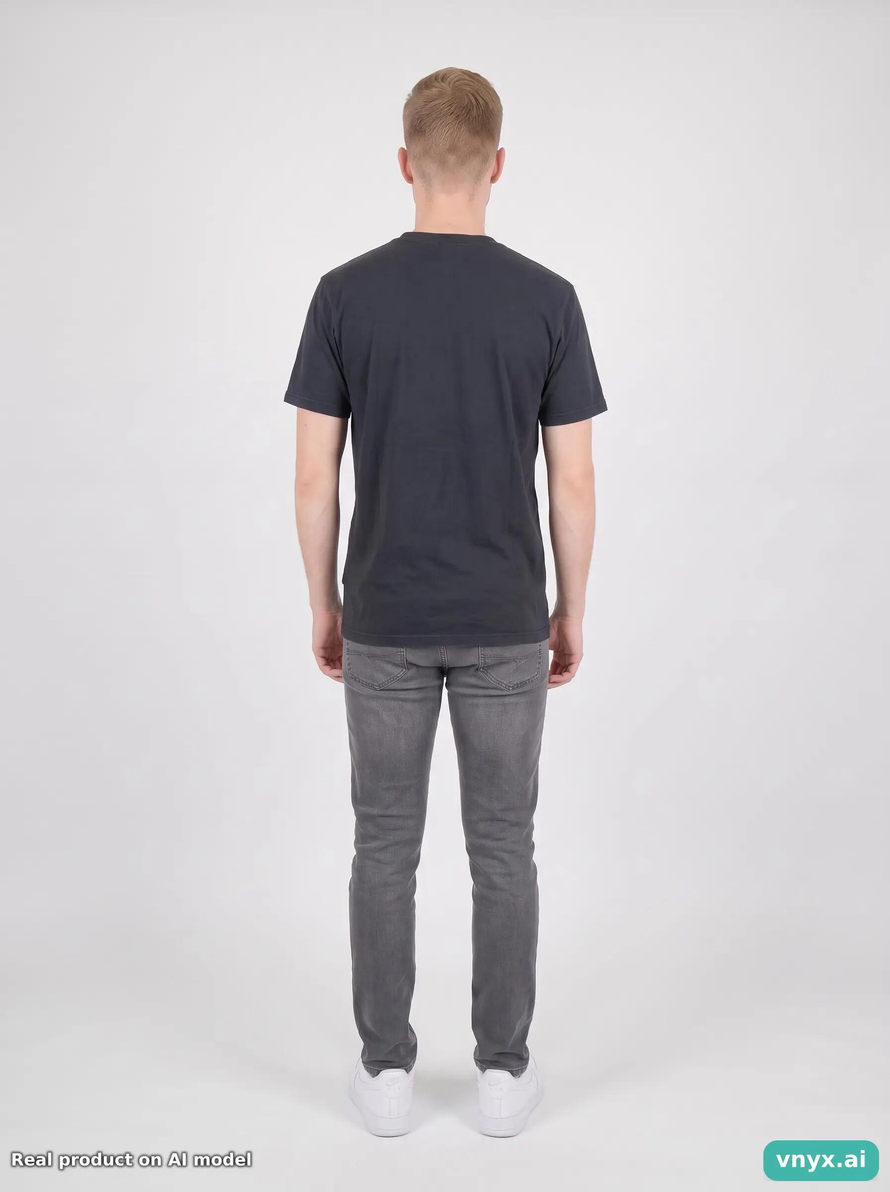 Second Life - Vintage Supreme Black T-Shirt Men M 4/5