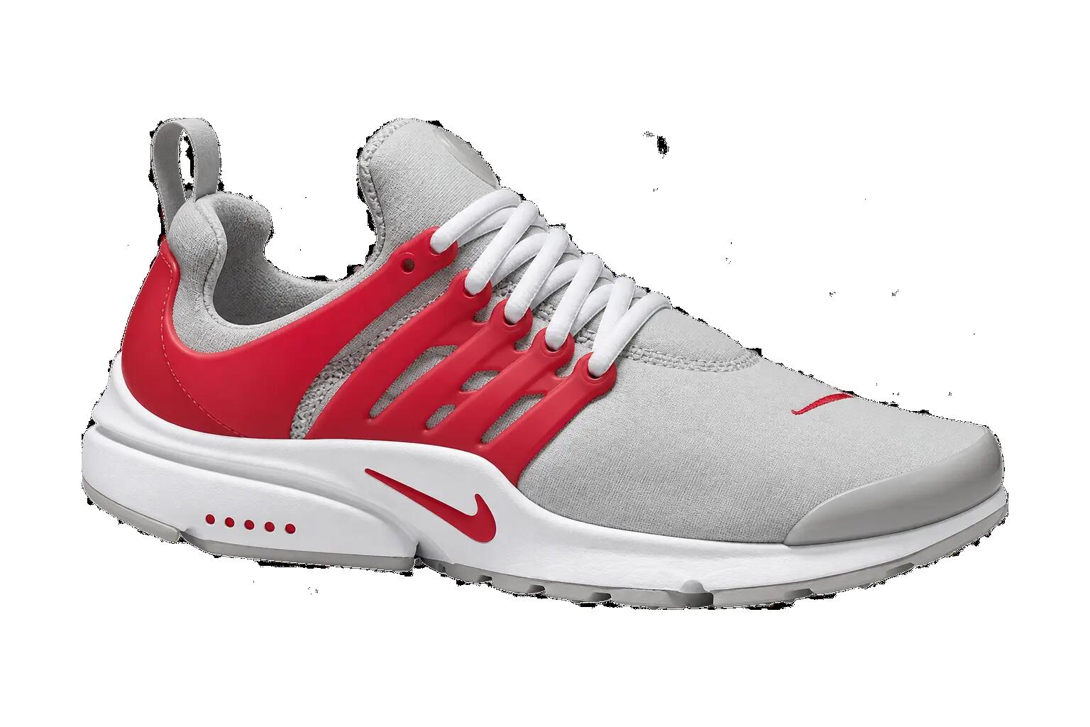 Hombres - zapatillas - calzado - bicolor - air presto - gris-rojo 1/1