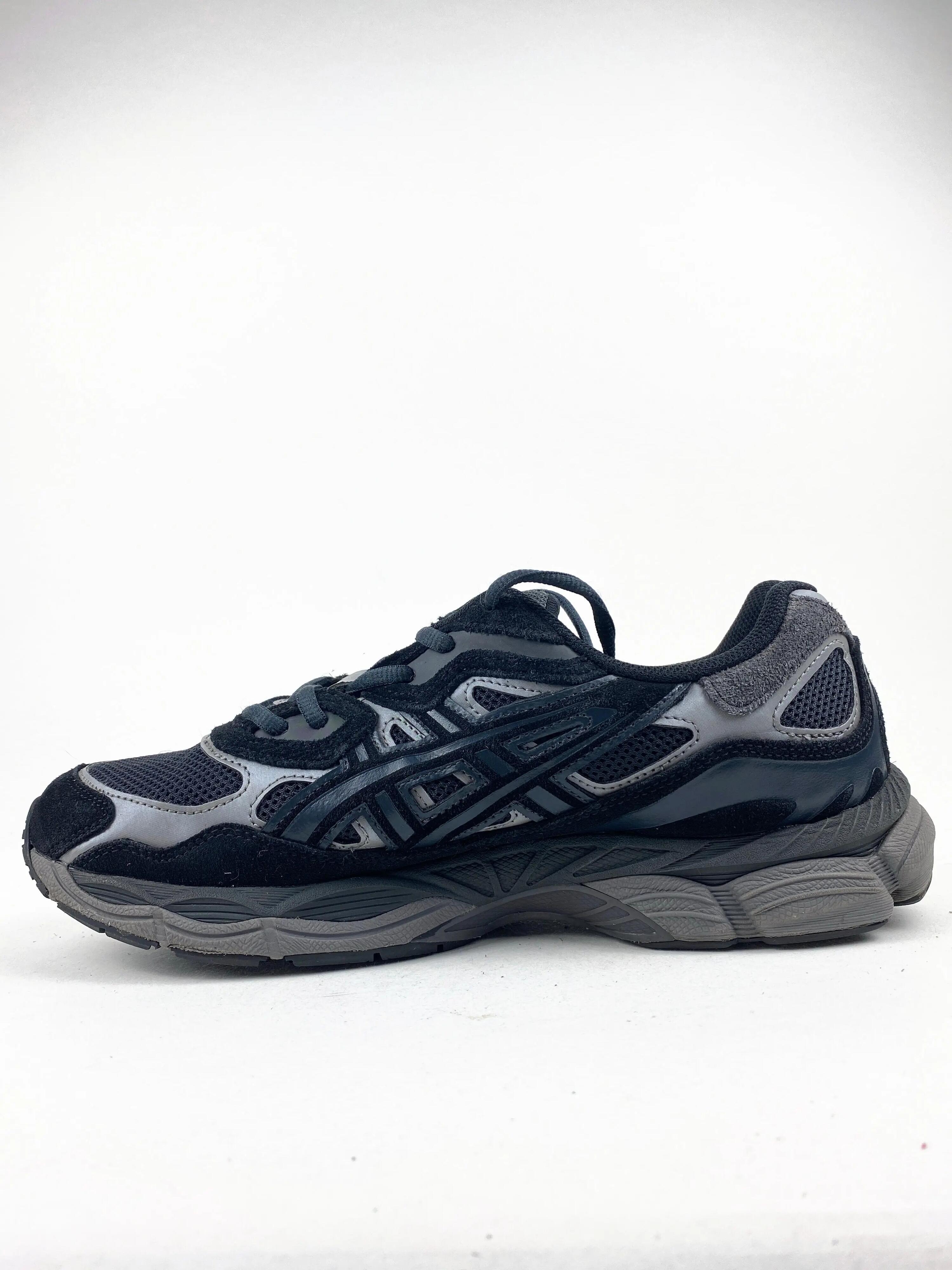 Reconditionné ASICS Baskets Homme, Gel-NYC, Gris foncé Très Bon État 4/4