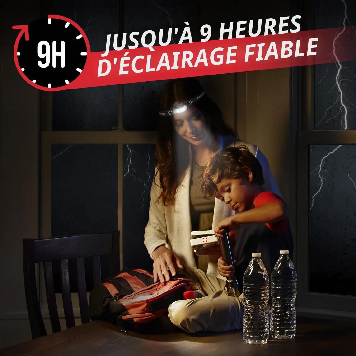 Adulte électronique — Lampe frontale LED Universal Plus, piles incluses 6/7