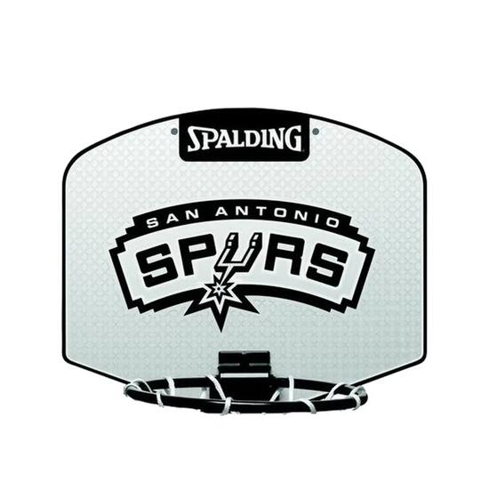 Mini panel koszykarski Spalding San Antonio Spurs z piłką
