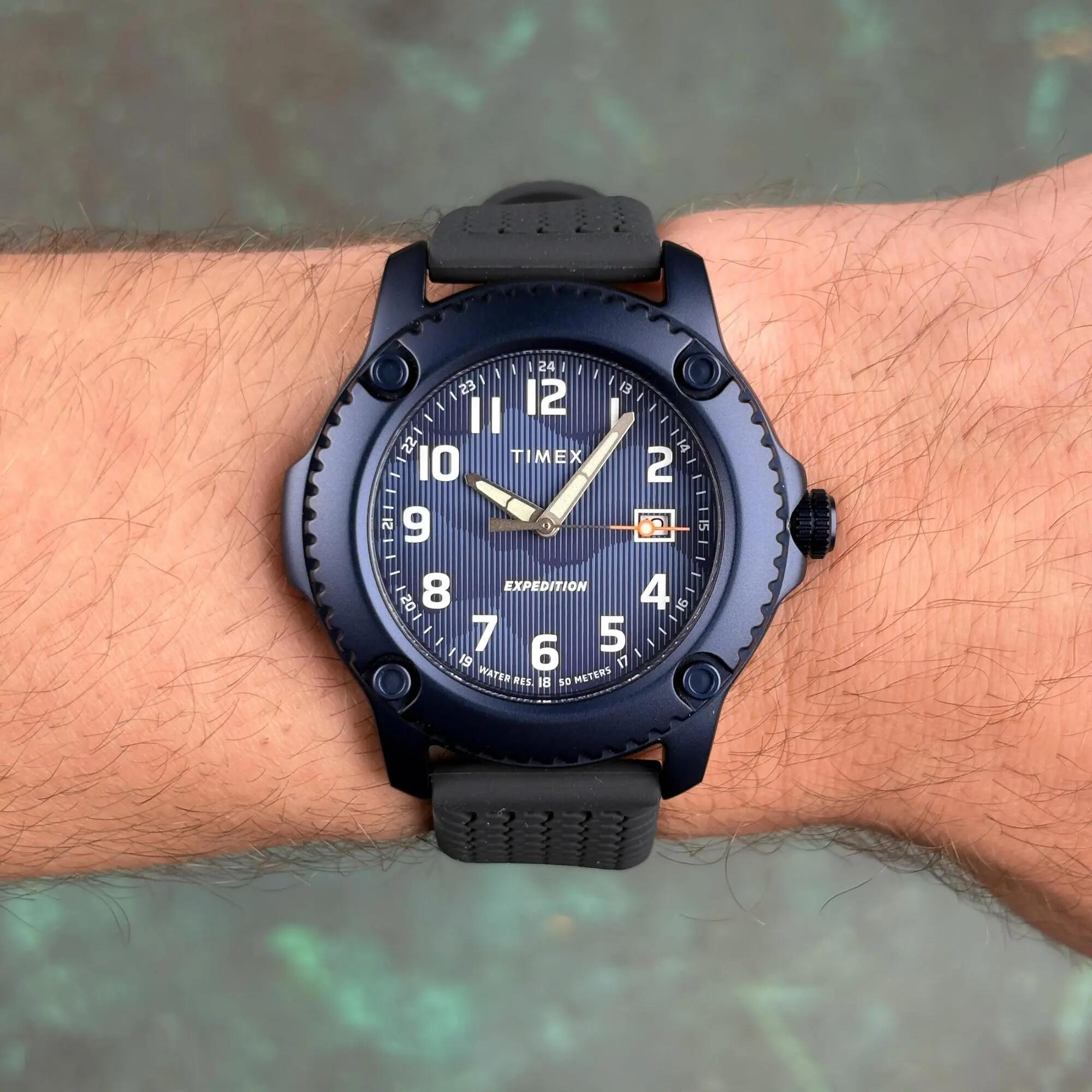 Timex Analogique Montre Bleu/Bleu TW4B34600 5/6