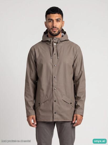 Second Life - Vintage RAINS Taupe Outdoor Jacket Men M