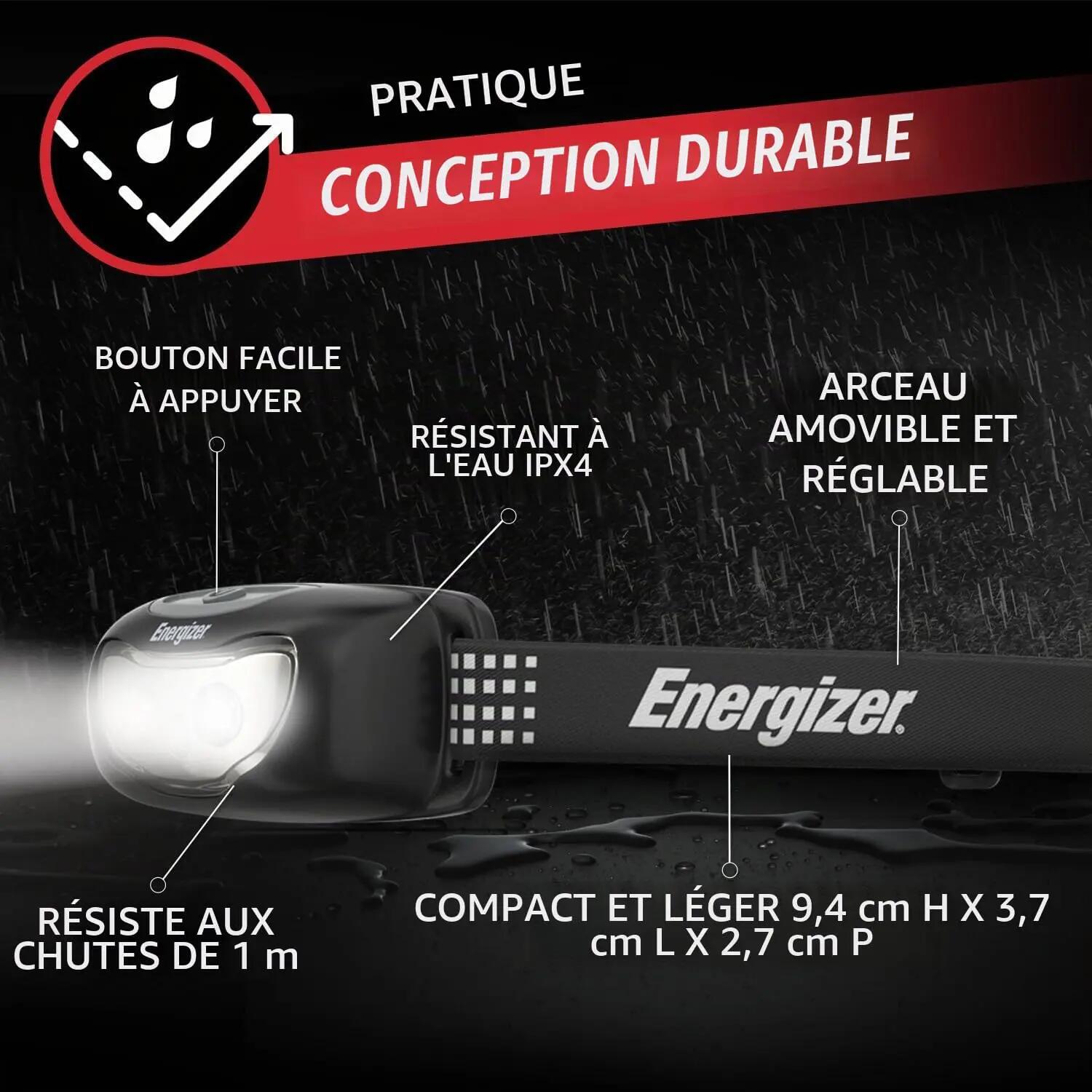 Adulte électronique — Lampe frontale LED Universal Plus, piles incluses 3/7