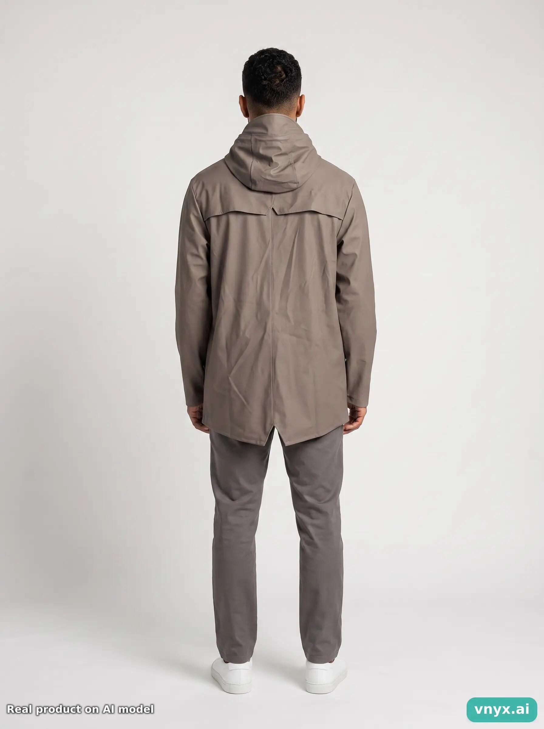 Second Life - Vintage RAINS Taupe Outdoor Jacket Men M 4/5