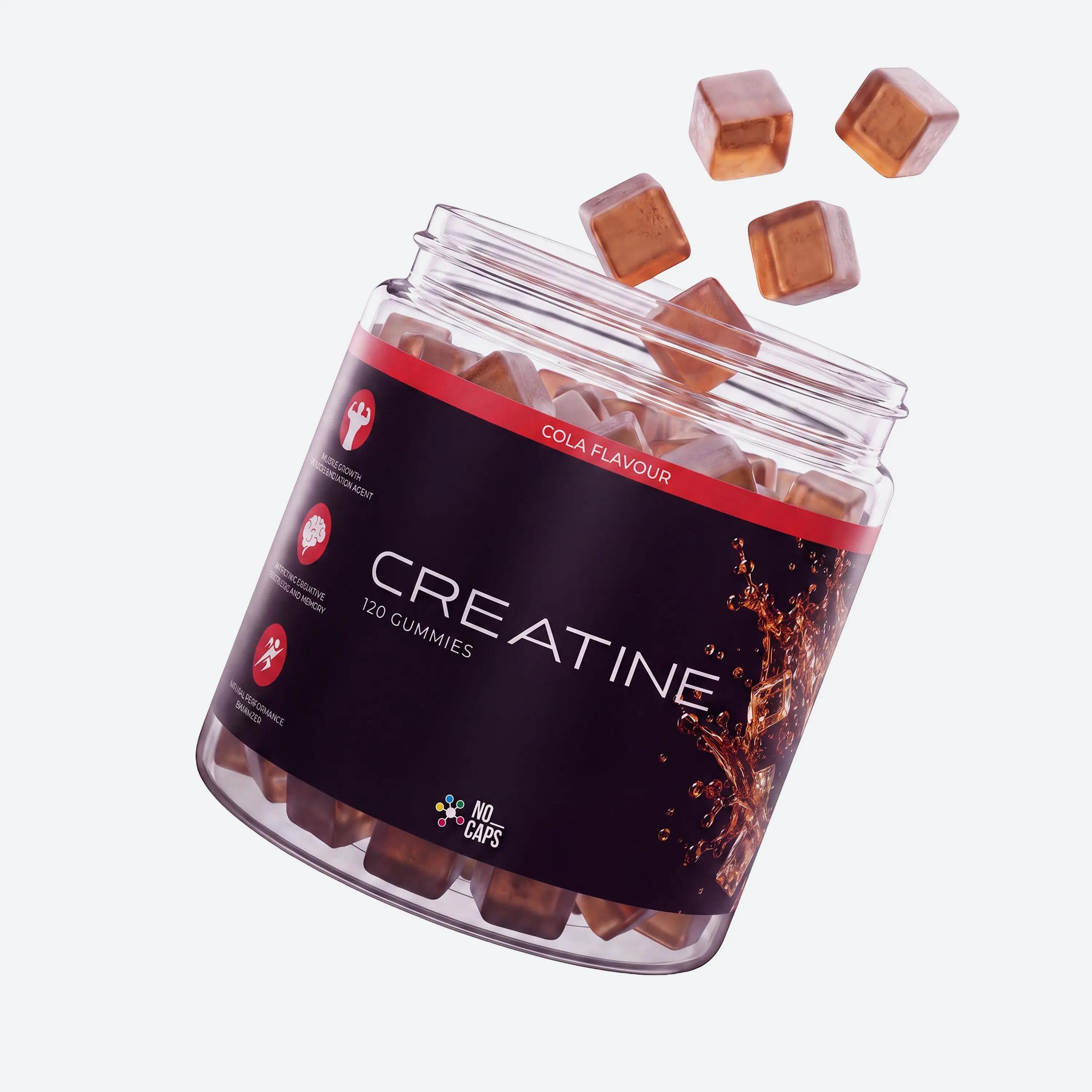 Żelki z kreatyną DMT no_caps Creatine 120 szt. 3/4