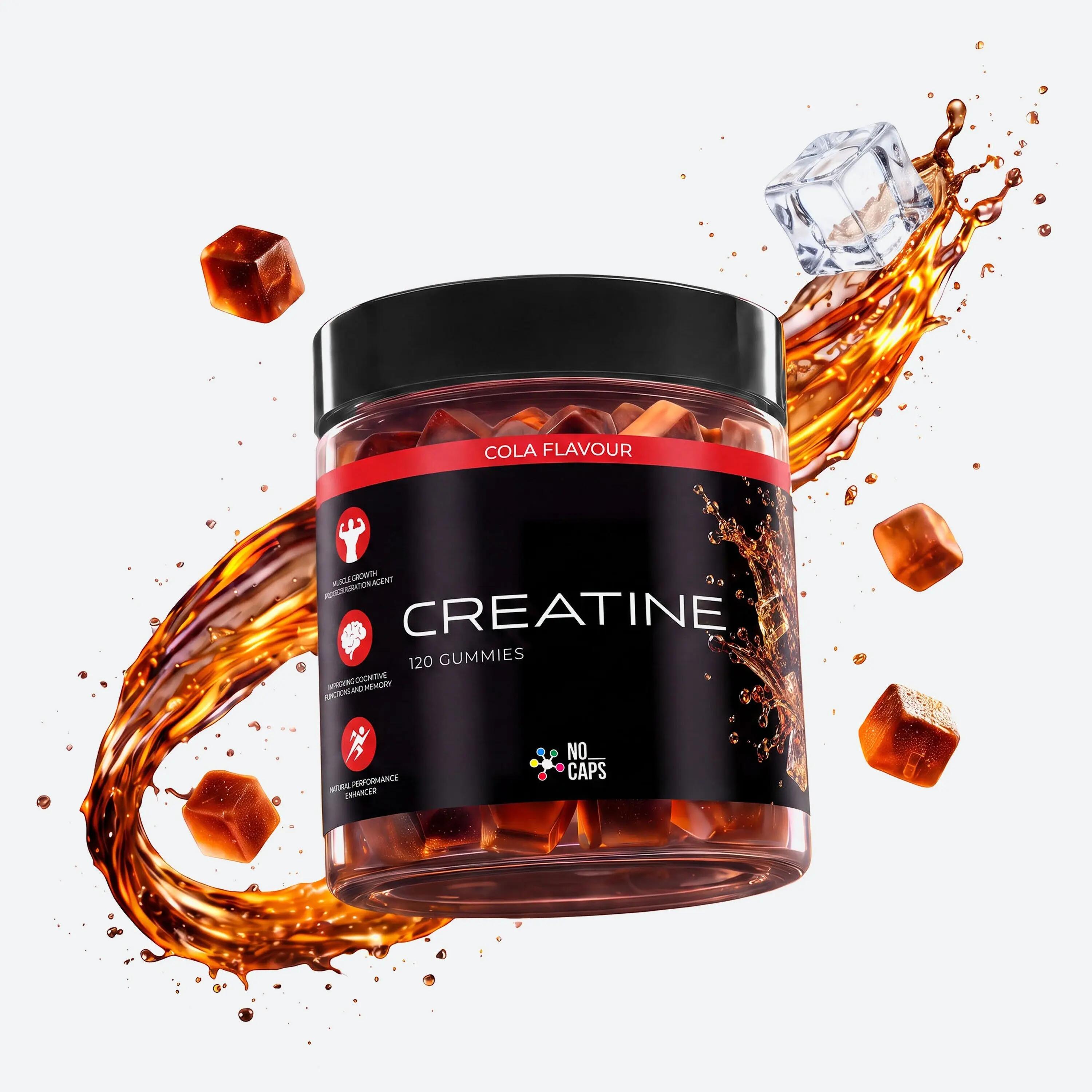 Żelki z kreatyną DMT no_caps Creatine 120 szt. 2/4