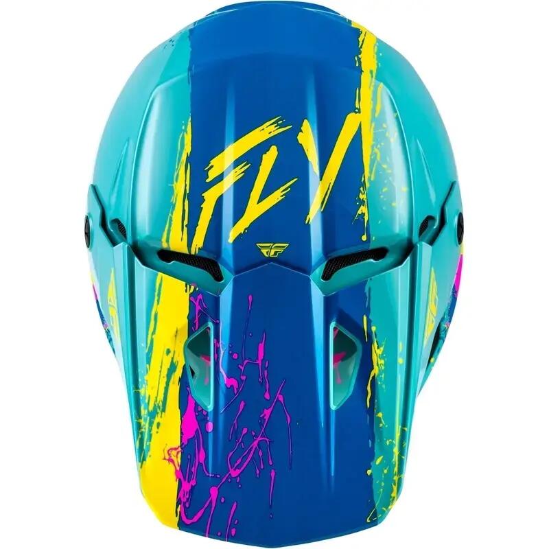 Dziecięcy kask motocyklowy Fly Racing Kinetic Drip 4/4